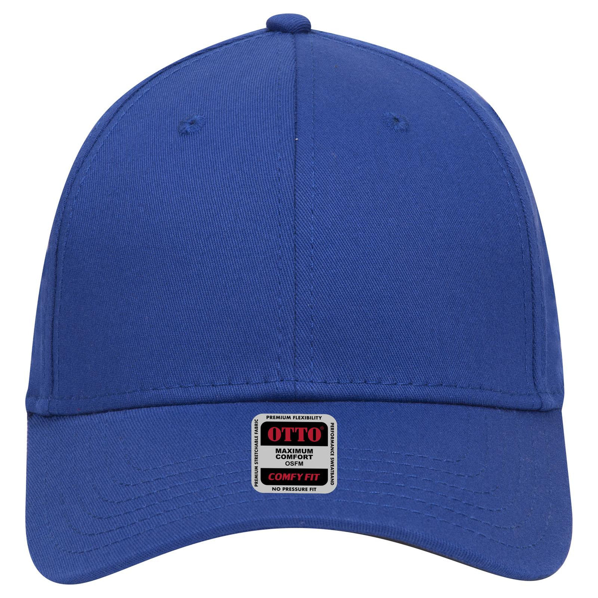 Front View of 001 - Royal OTTO CAP "OTTO COMFY FIT" 6 Panel Low Profile Baseball Cap