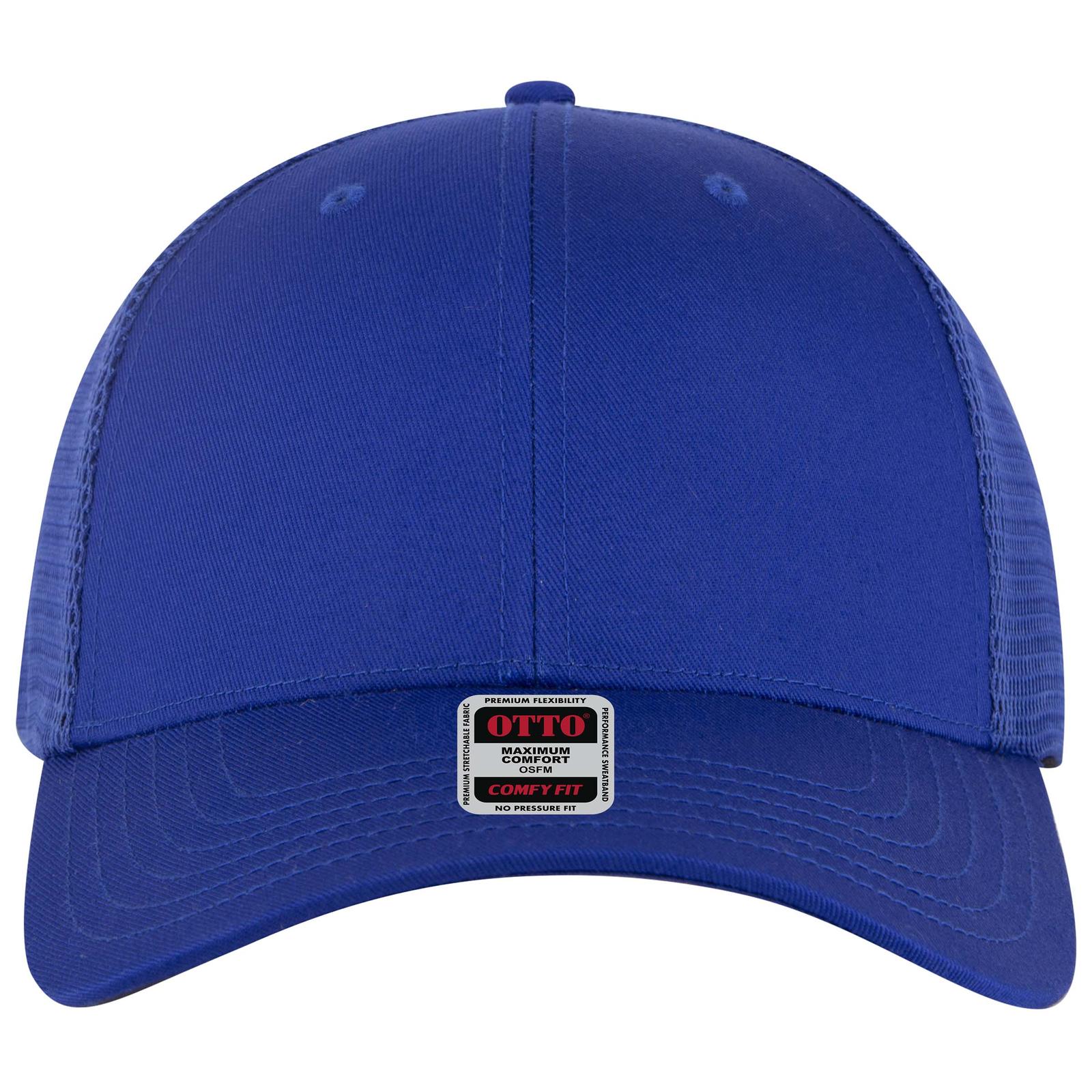 Right View of 001 - Royal OTTO CAP "OTTO COMFY FIT" 6 Panel Low Profile Mesh Back Trucker Hat