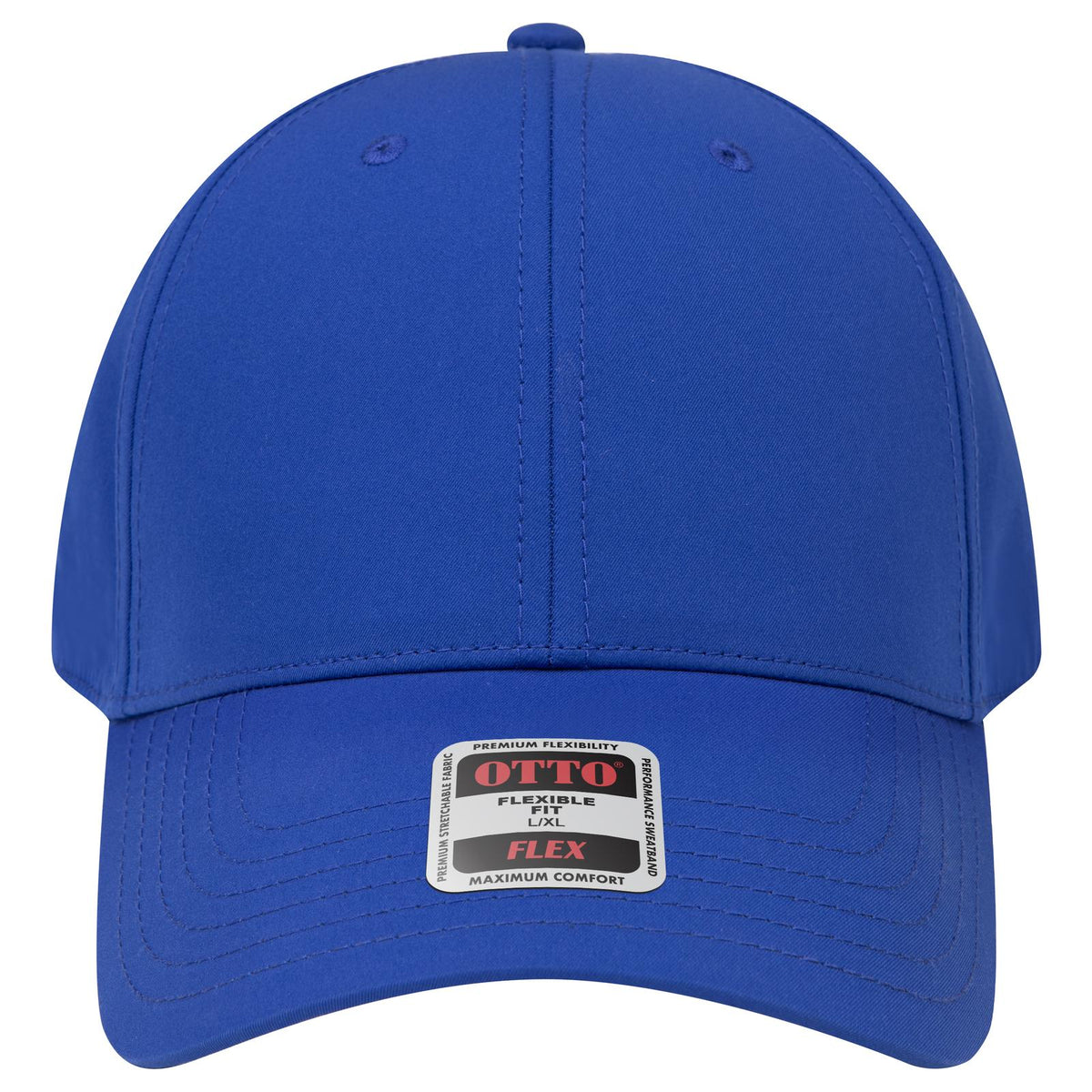 Front View of 001 - Royal OTTO CAP "OTTO FLEX" Fitted 6 Panel Low Profile Baseball Cap