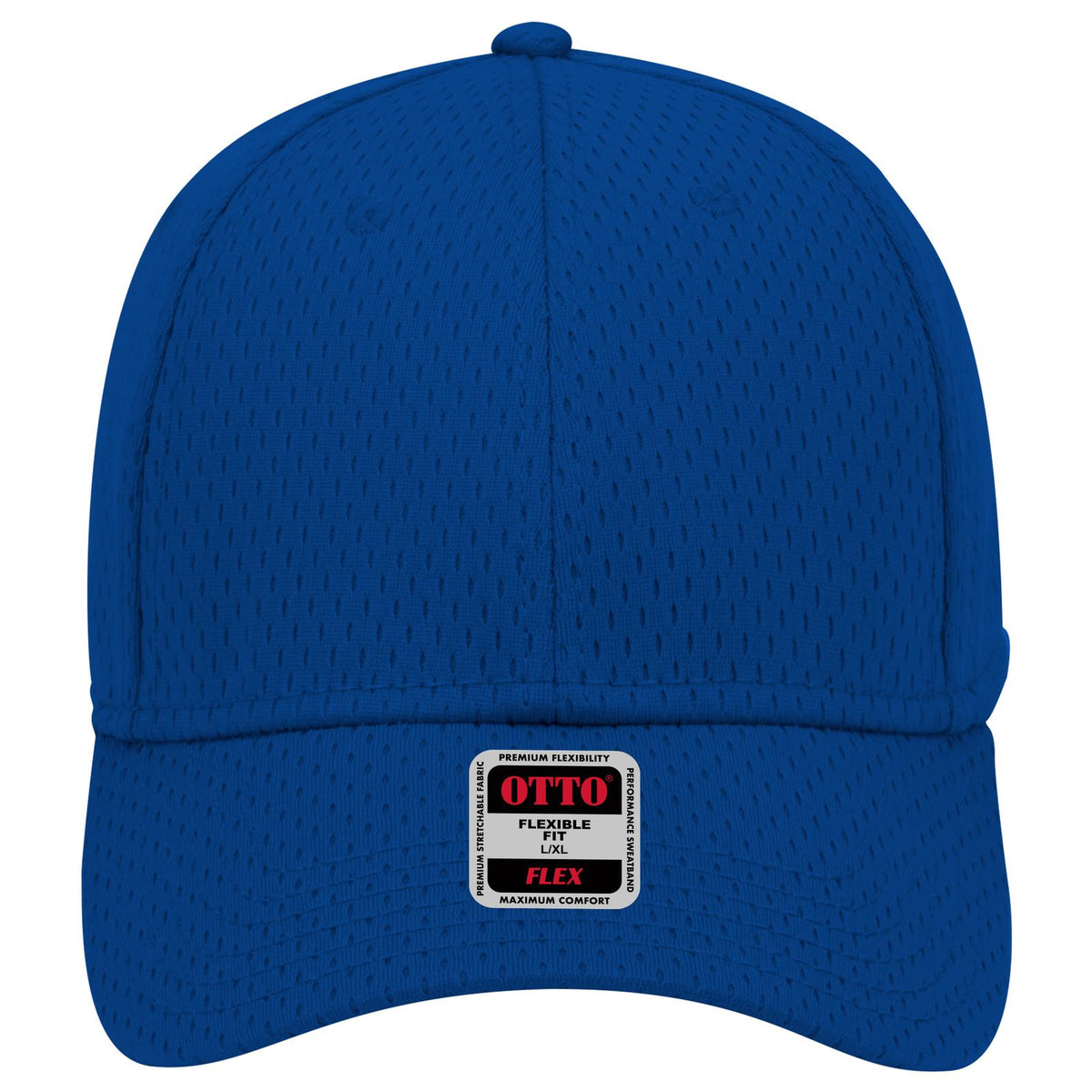 Front View of 001 - Royal OTTO CAP "OTTO FLEX" Fitted 6 Panel Low Profile Baseball Cap