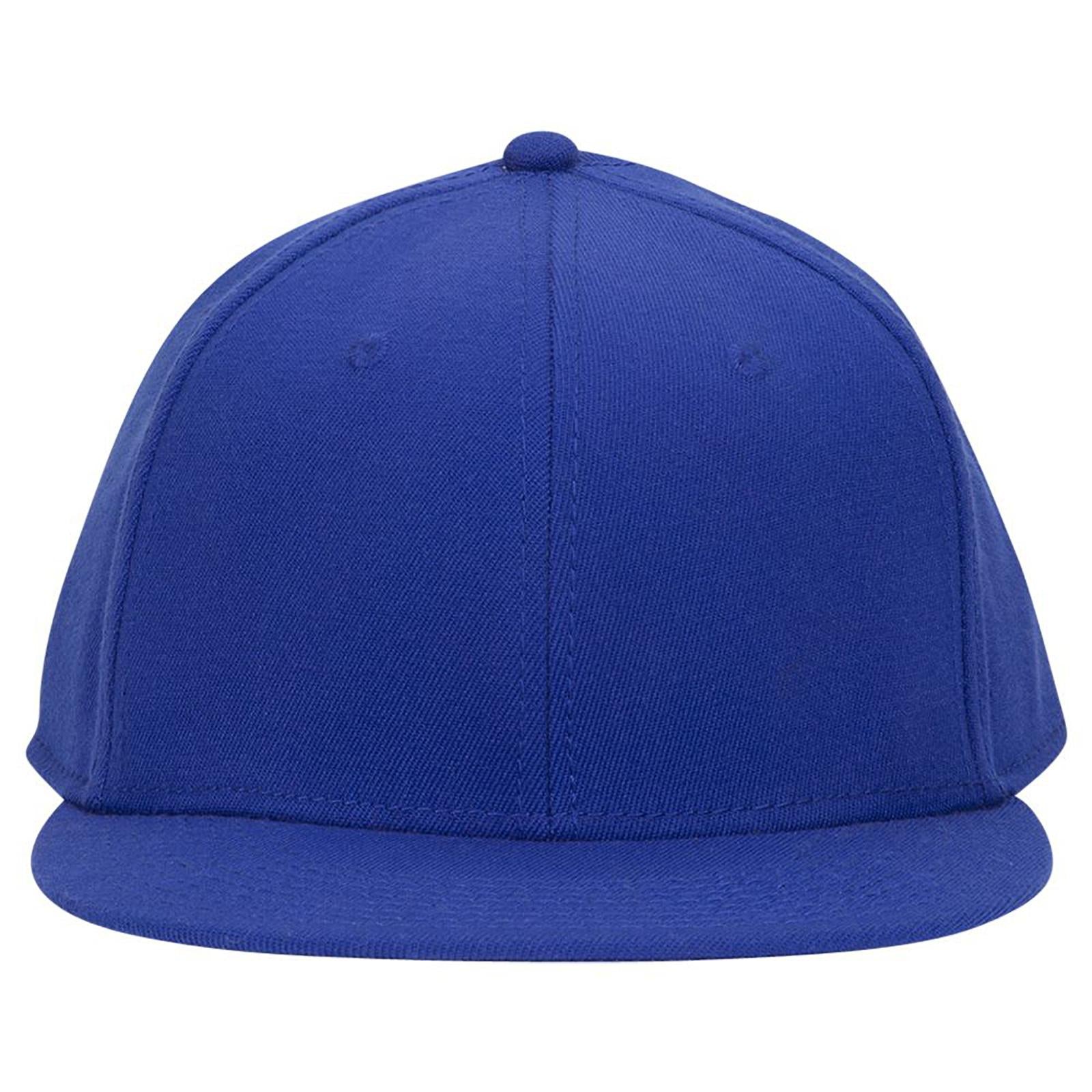 Front View of 001 - Royal OTTO CAP "OTTO FLEX" Fitted 6 Panel Mid Profile Baseball Cap