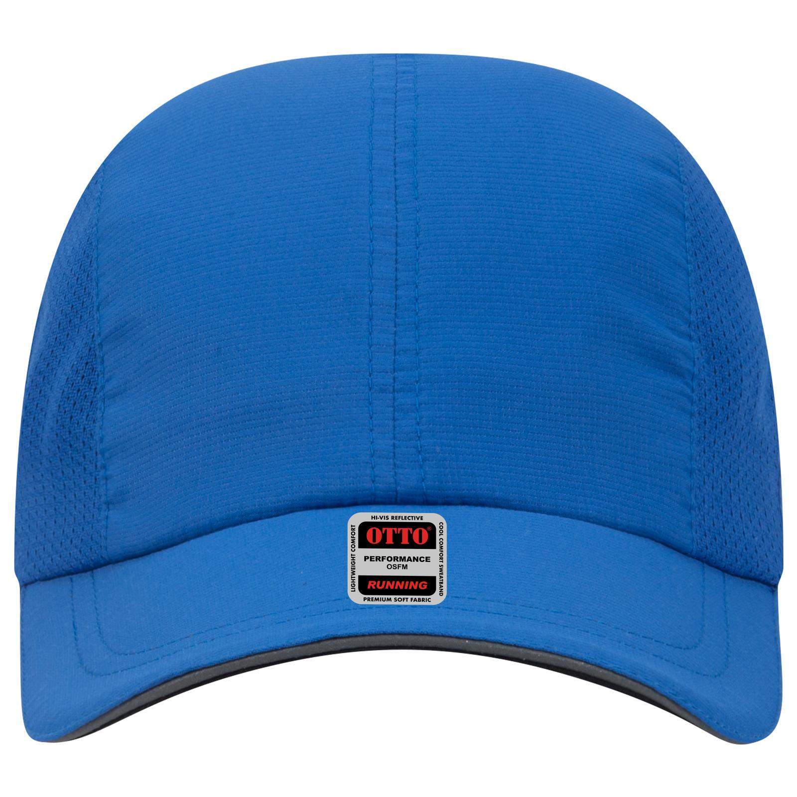 Front View of 001 - Royal OTTO CAP Reflective 6 Panel Running Cap