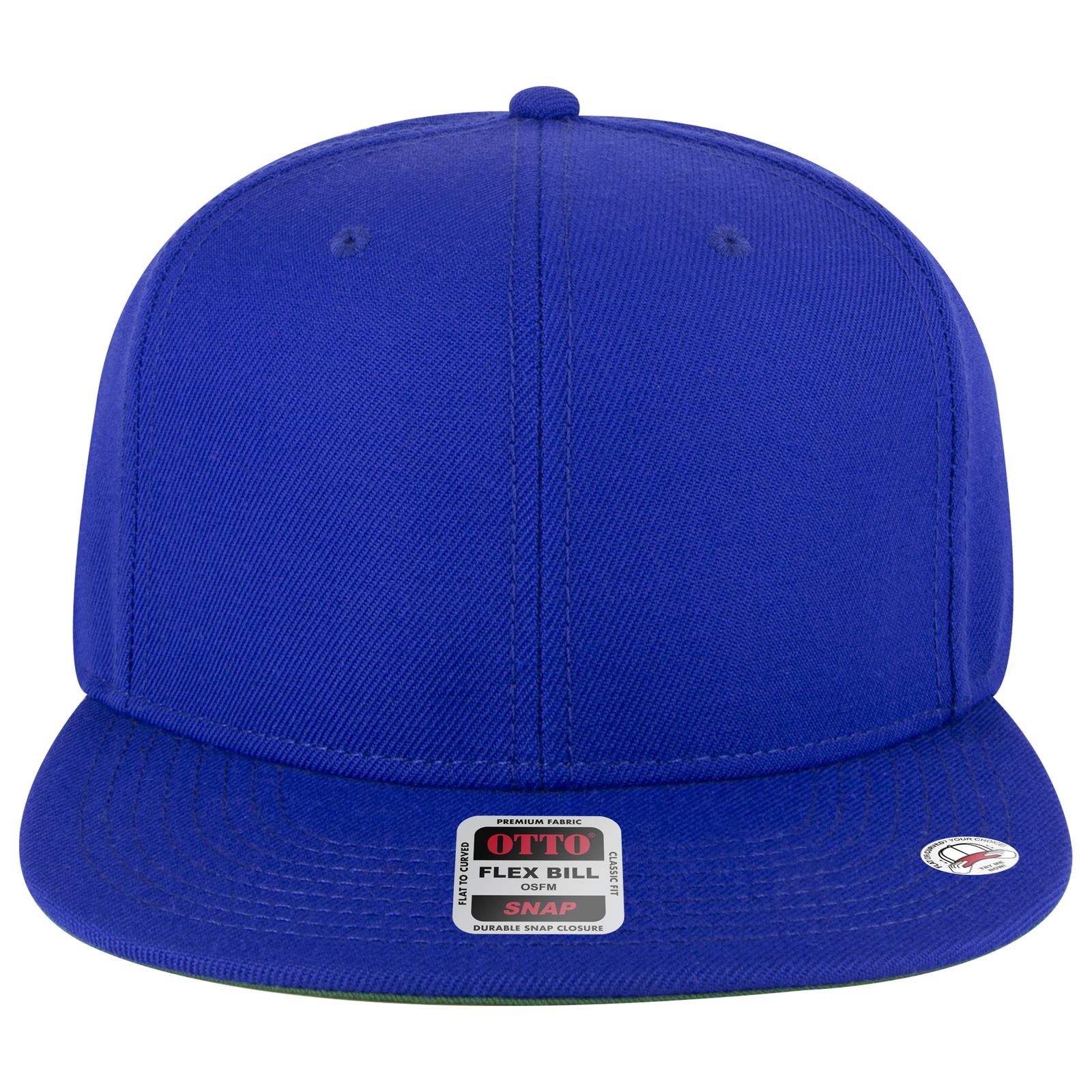 Front View of 001A - Royal OTTO CAP "OTTO SNAP" 6 Panel Pro Style Snapback Hat