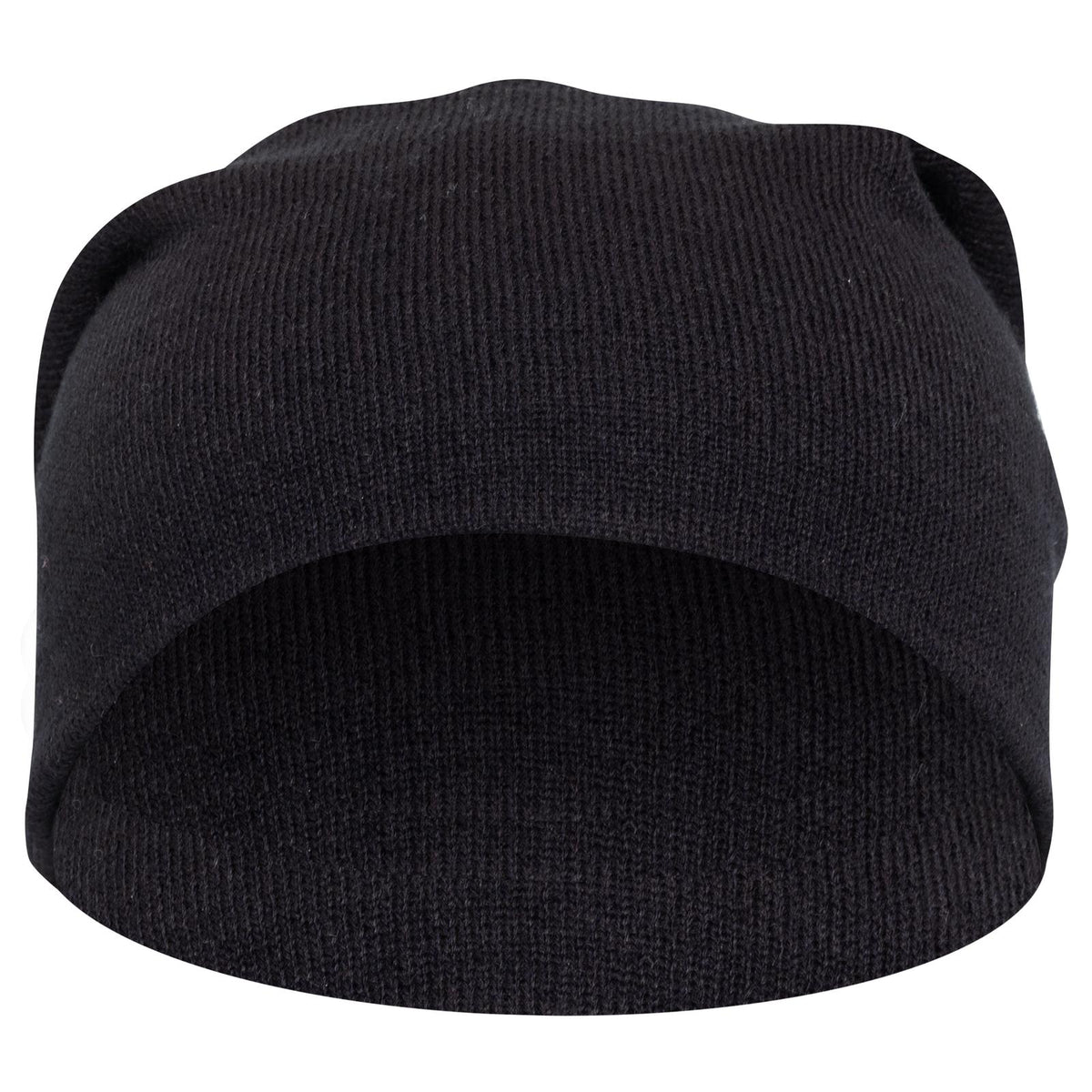 Front View of 003 - Black OTTO CAP 11 3/4" Comfort Slouch Beanie