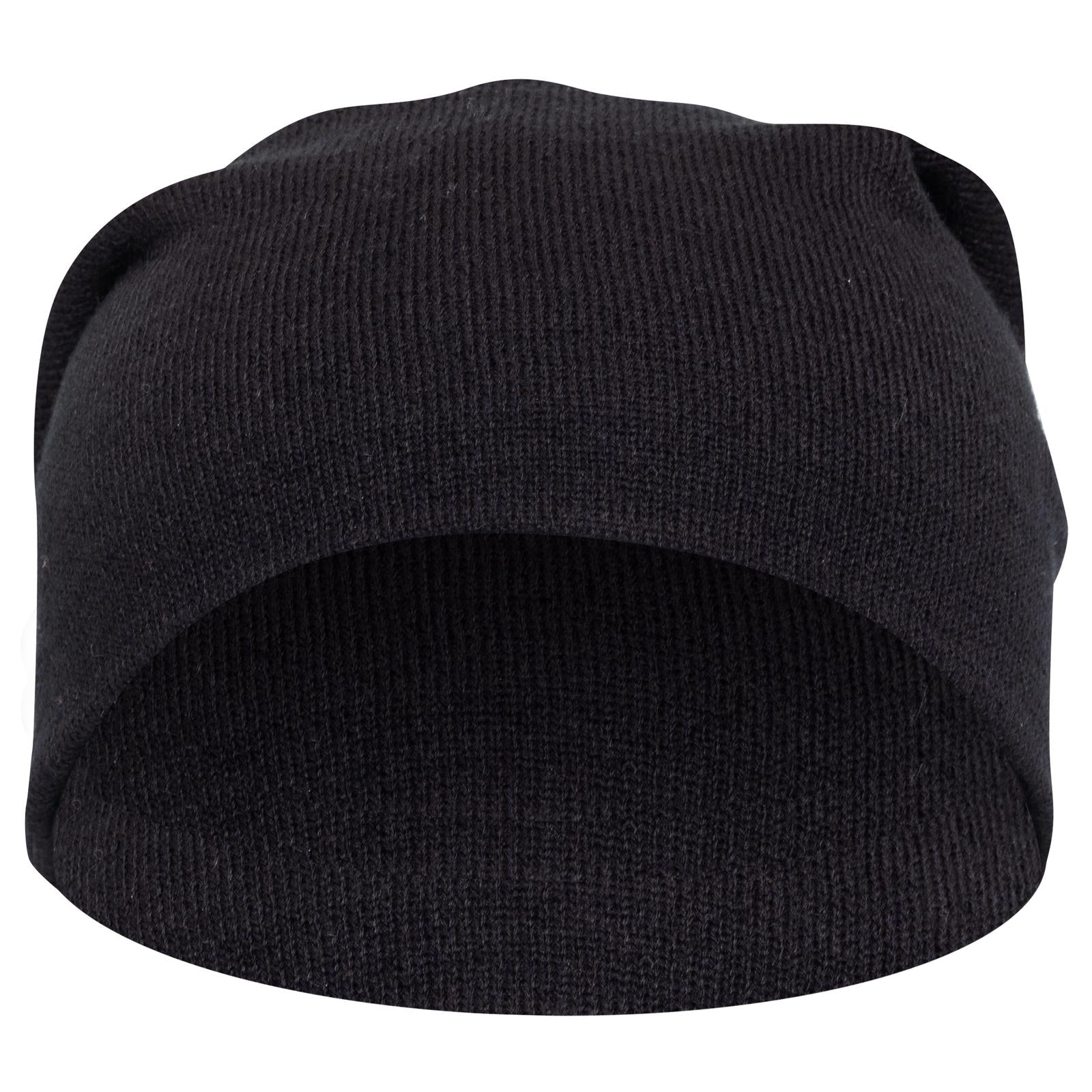 Front View of 003 - Black OTTO CAP 11 3/4" Comfort Slouch Beanie