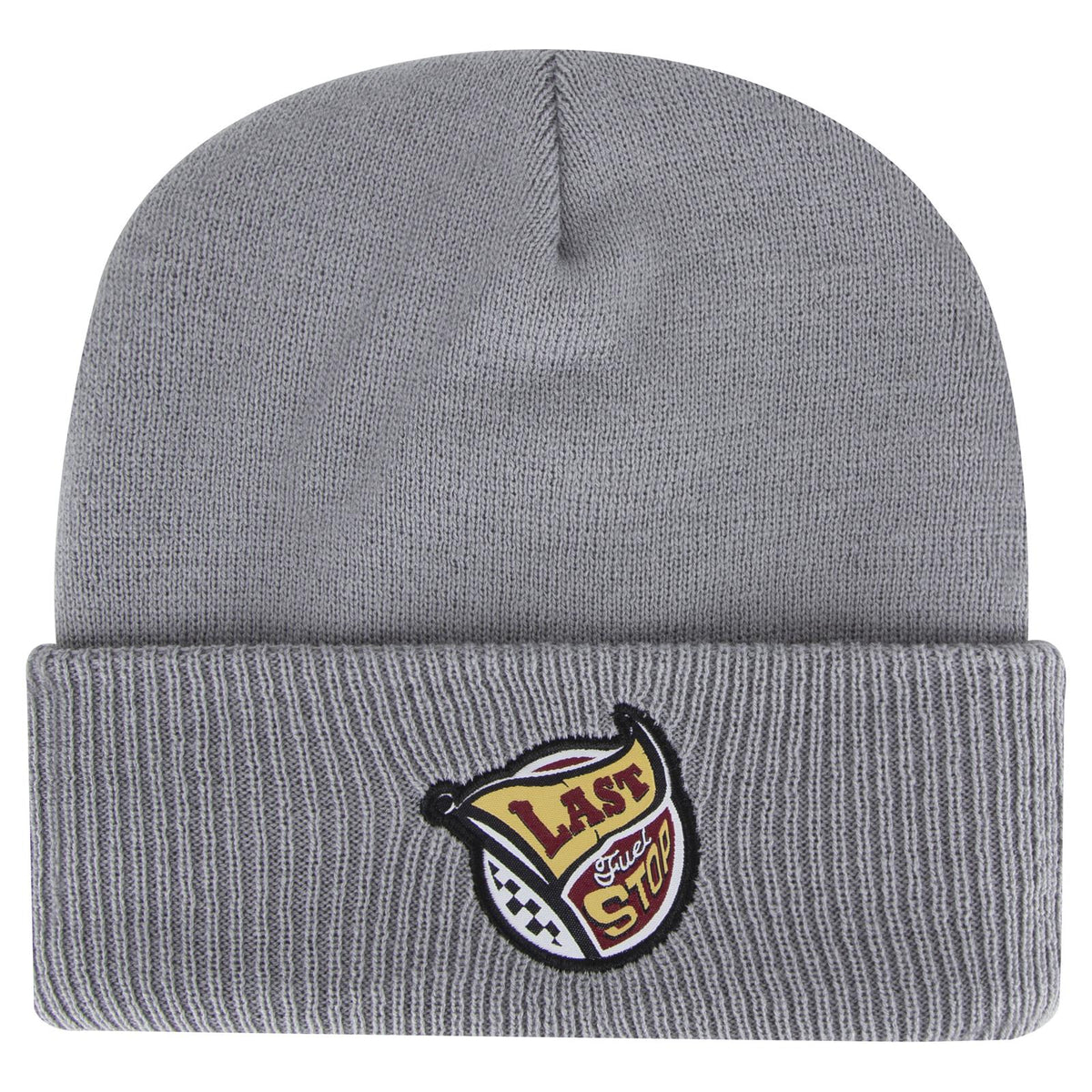 Front View of 003 - Black OTTO CAP 12" Classic Knit Beanie w/ Inside Fleece Lining & Rib Knit Cuff