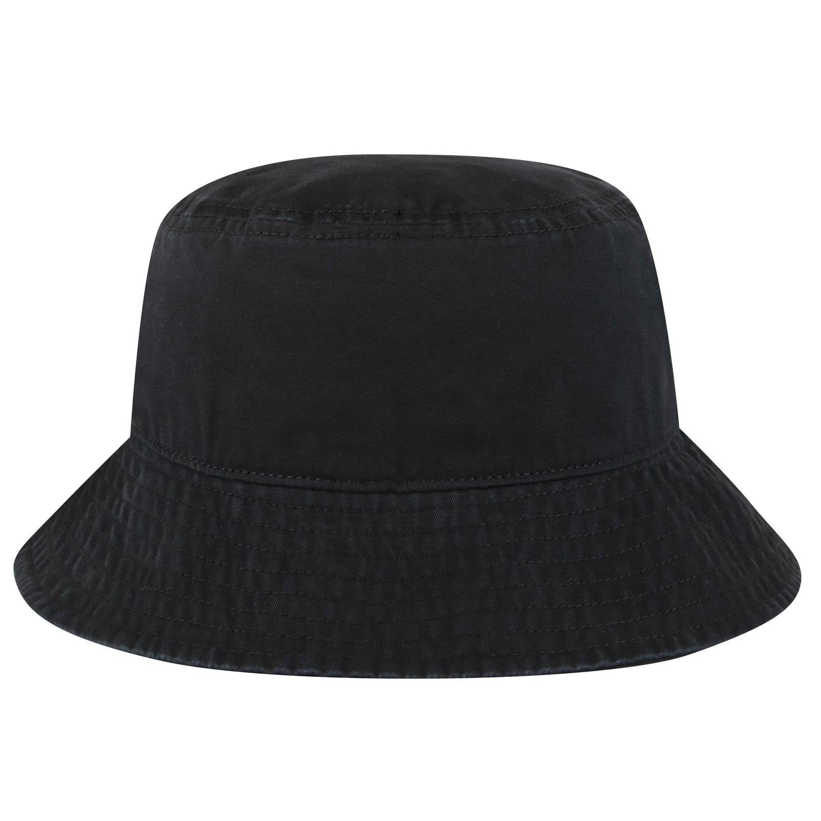 Front View of 003 - Black OTTO CAP Bucket Hat