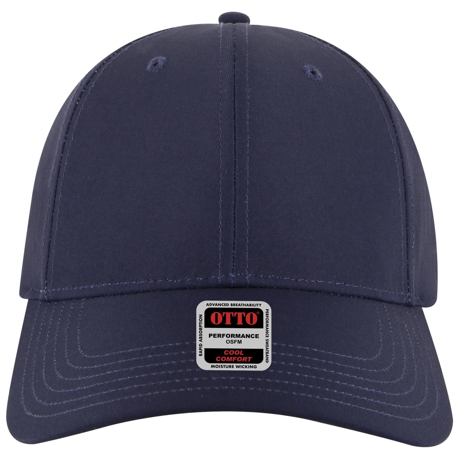 Right View of 004 - Navy OTTO CAP 6 Panel Low Profile Baseball Cap