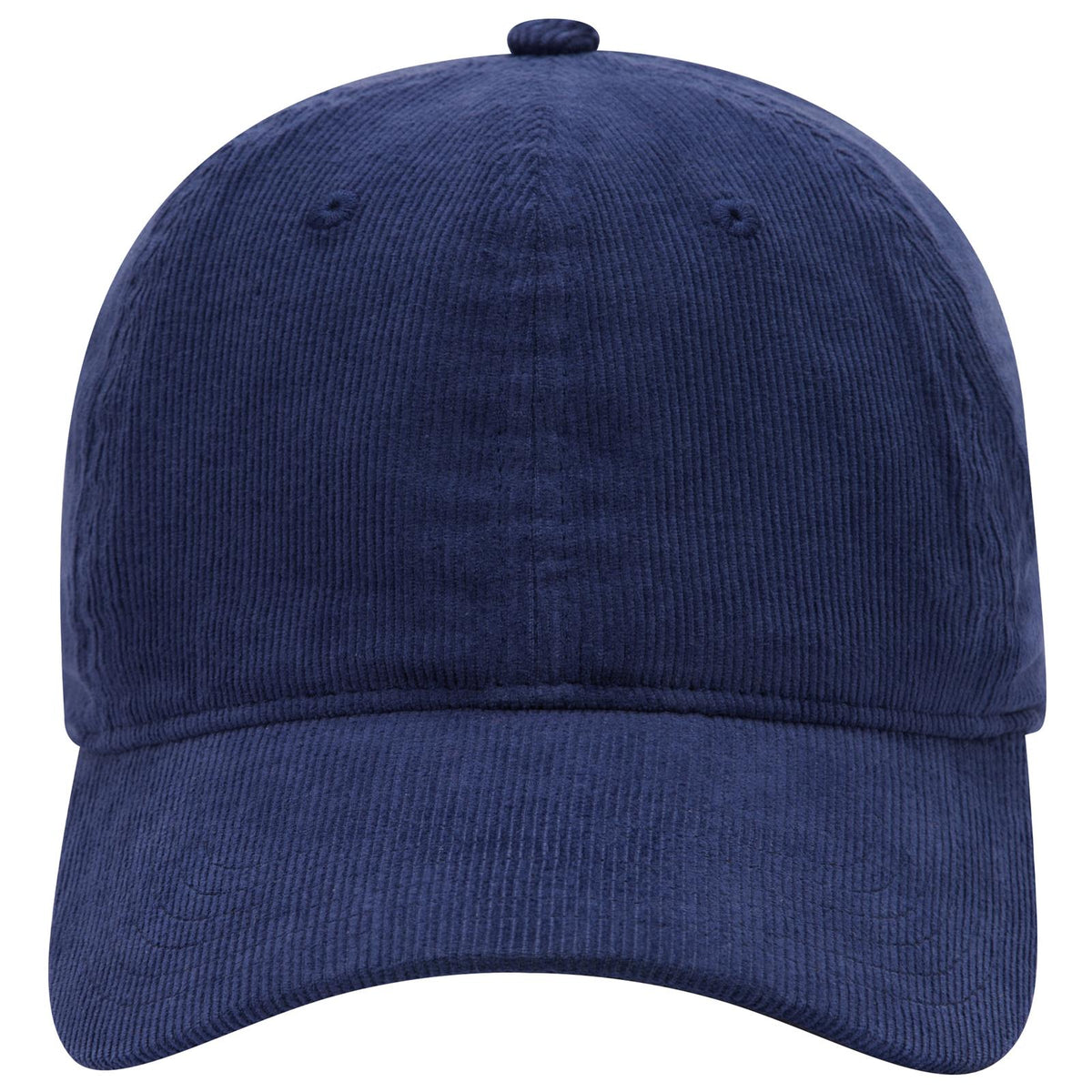 Front View of 004 - Navy OTTO CAP 6 Panel Low Profile Baseball Cap