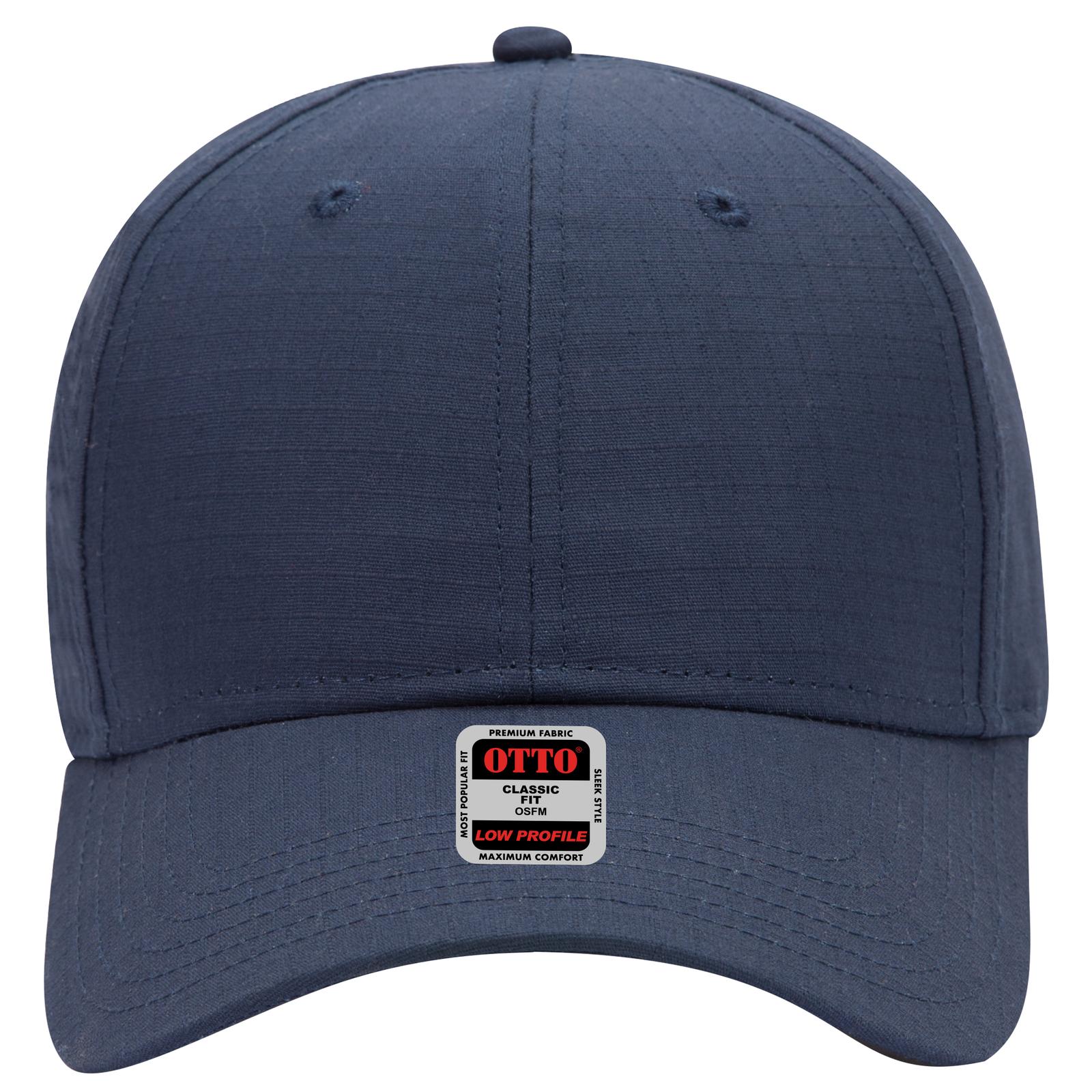Right View of 004 - Navy OTTO CAP 6 Panel Low Profile Baseball Cap