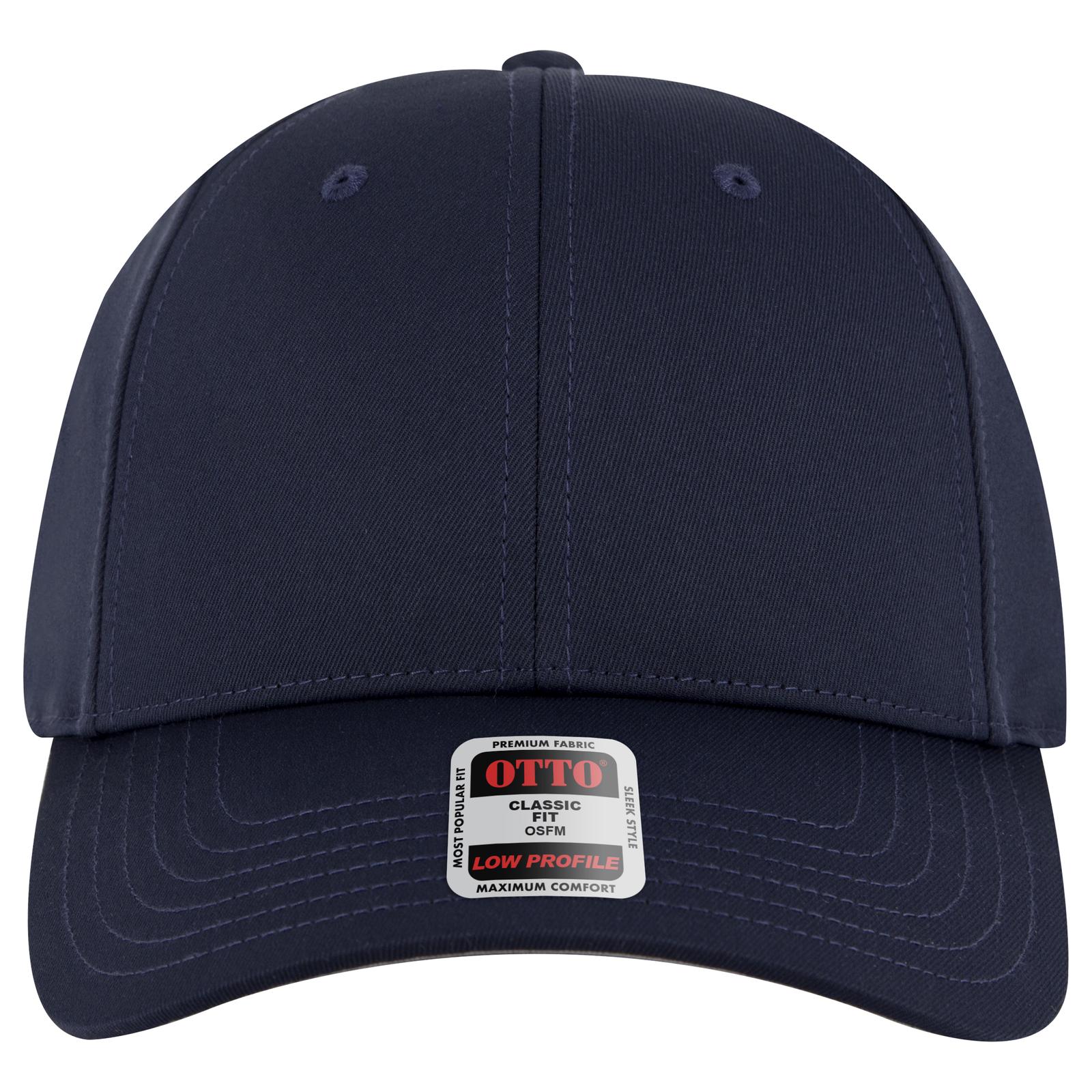 Right View of 004 - Navy OTTO CAP 6 Panel Low Profile Baseball Cap