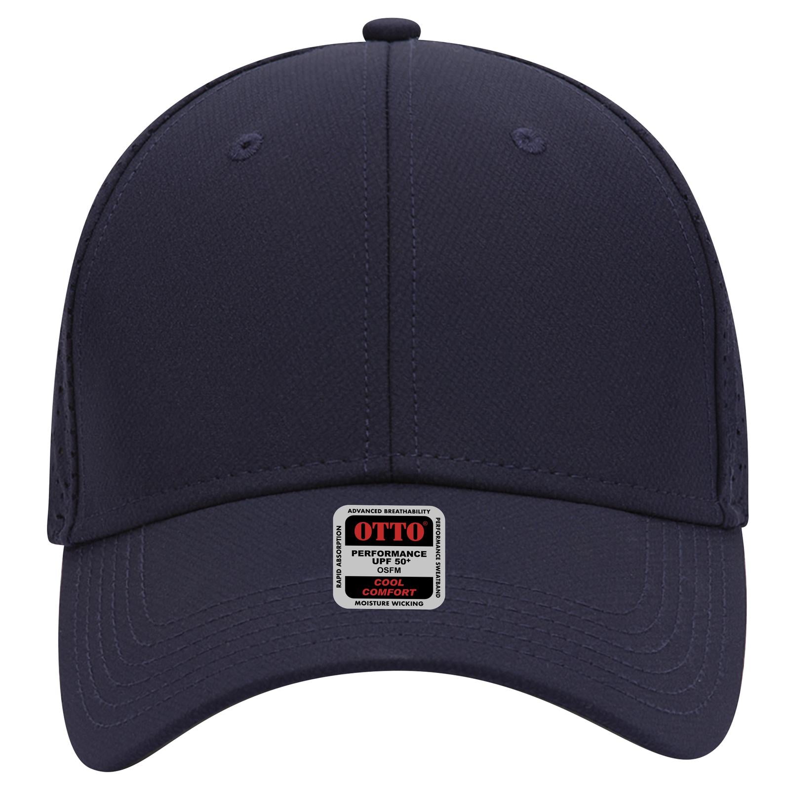 Right View of 004 - Navy OTTO CAP 6 Panel Low Profile Baseball Cap