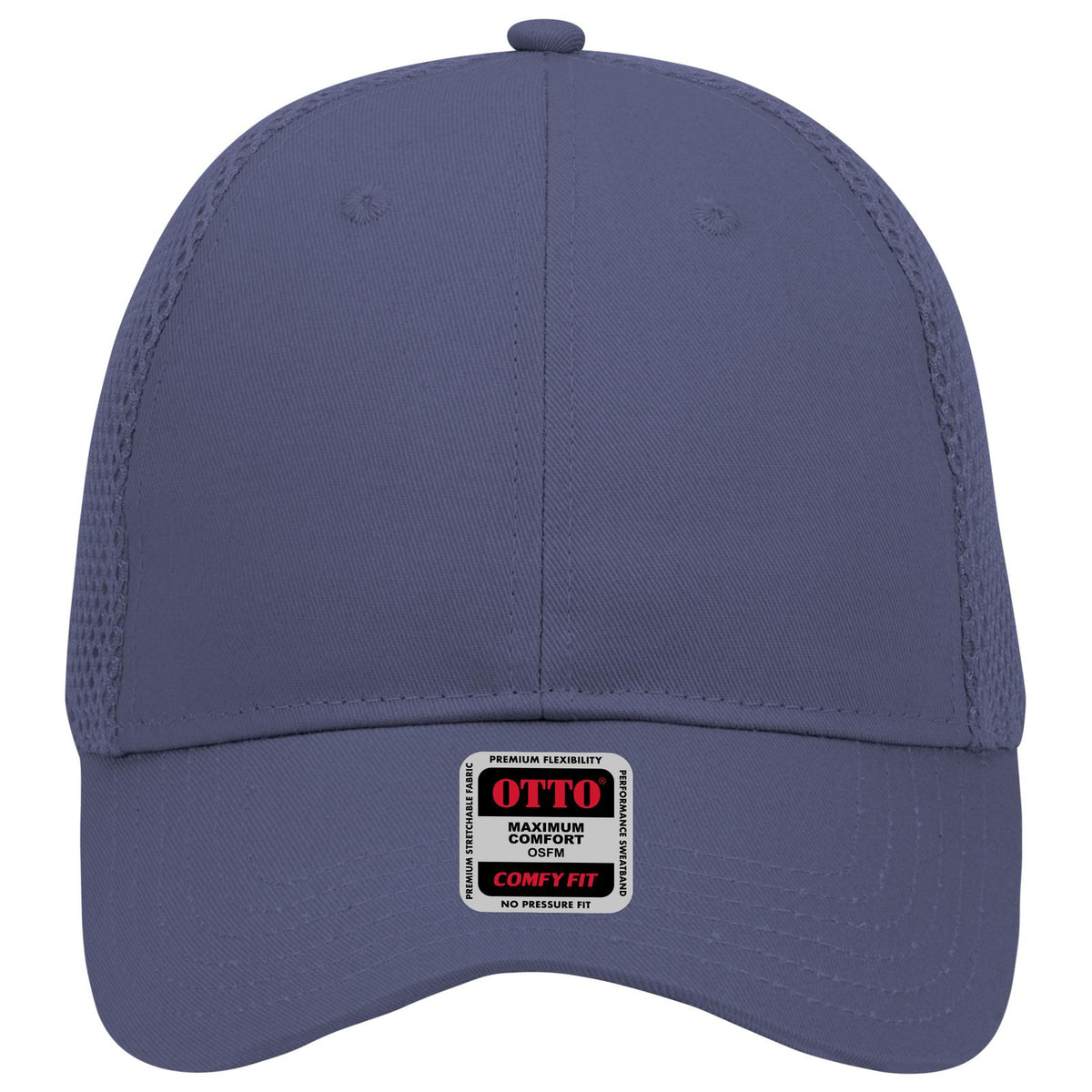 Front View of 004 - Navy OTTO CAP "OTTO COMFY FIT" 6 Panel Low Profile Baseball Cap