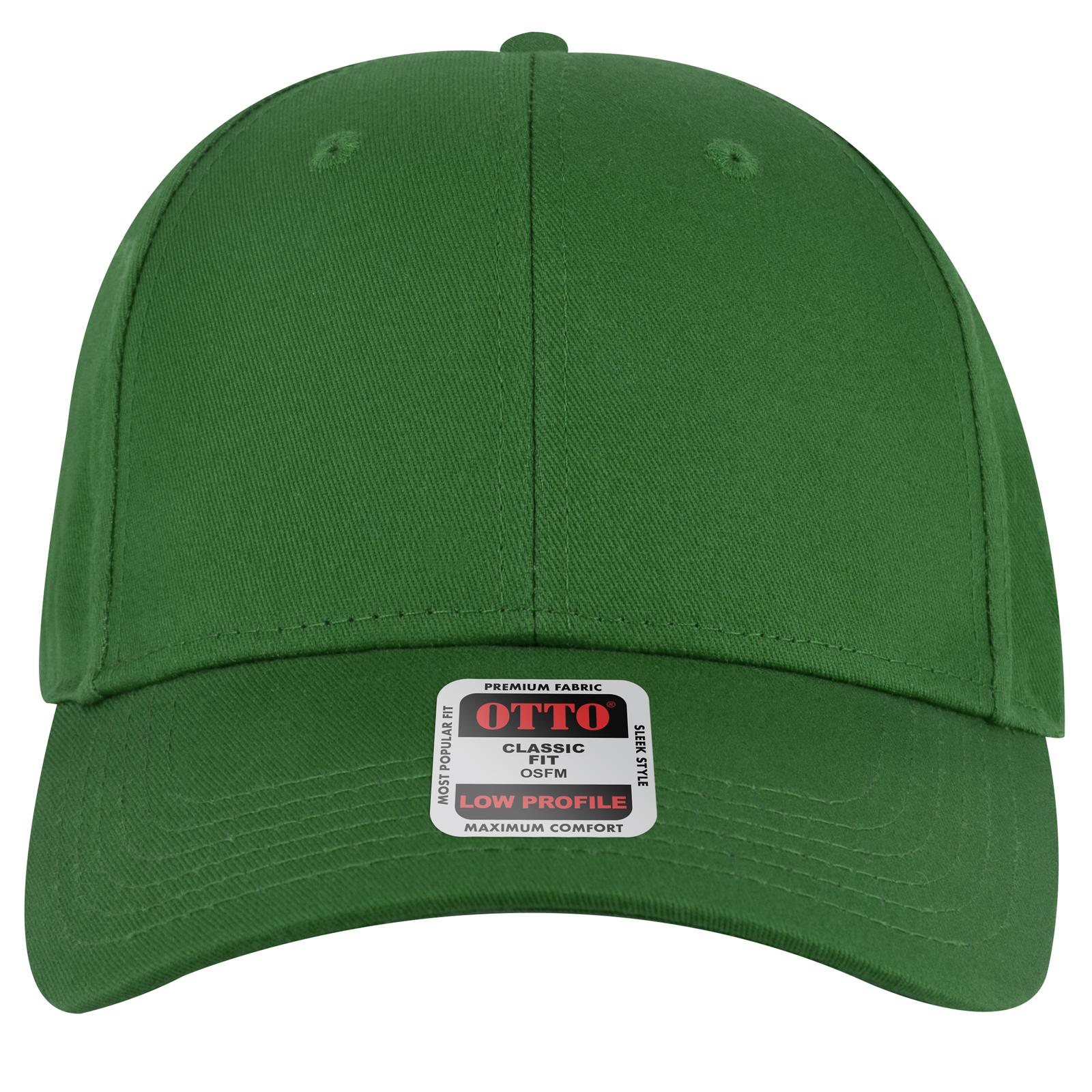 Front View of 005 - Kelly OTTO CAP 6 Panel Low Profile Baseball Cap