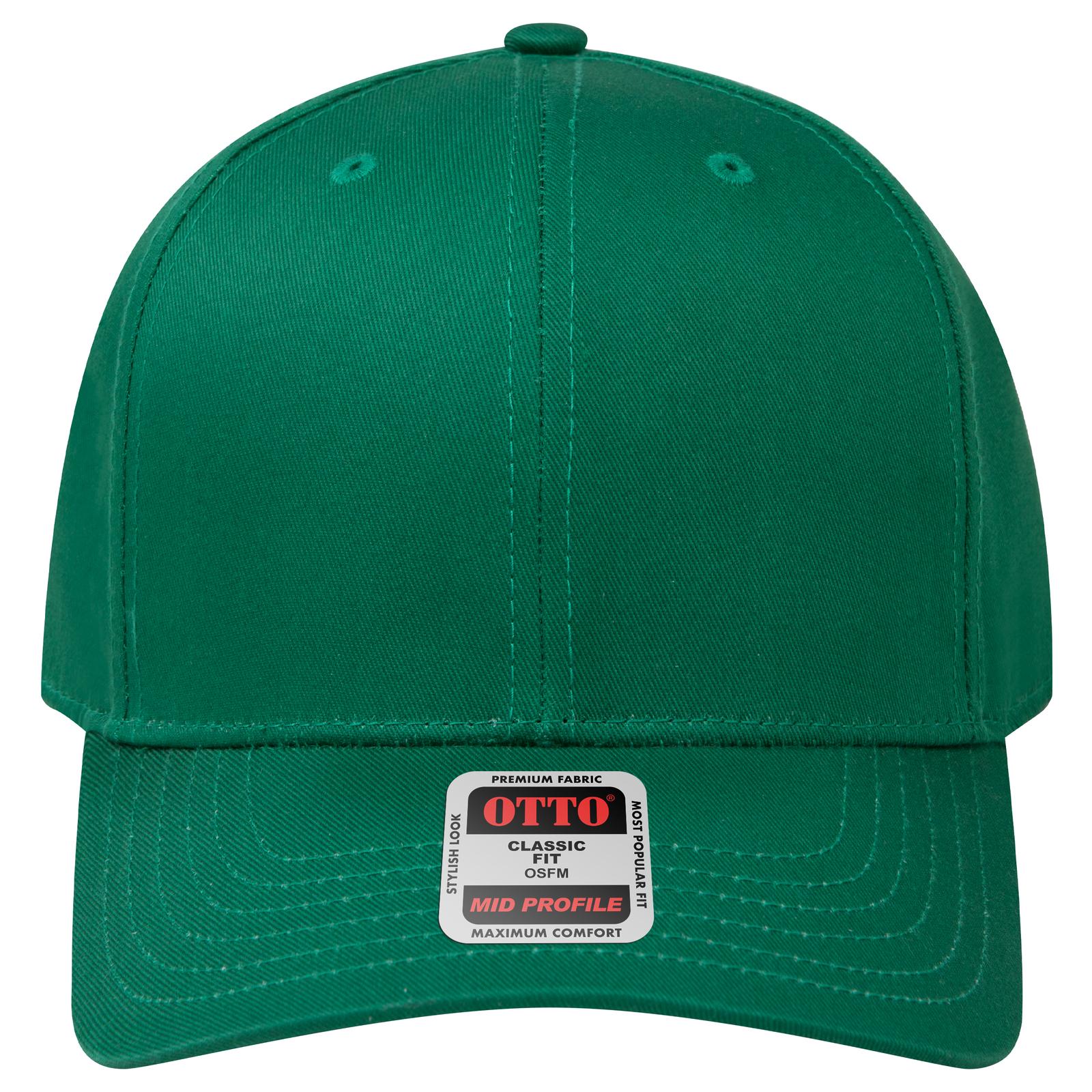 Front View of 005 - Kelly OTTO CAP 6 Panel Mid Profile Baseball Cap