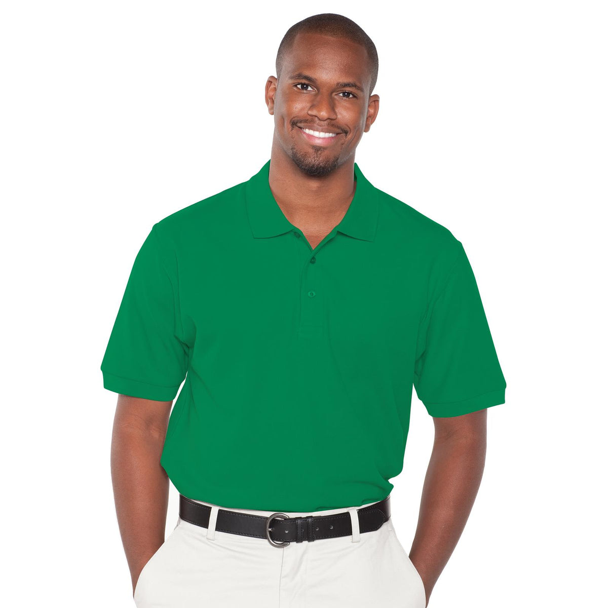 Front View of 005 - Kelly OTTO Men's Premium Sport Shirt