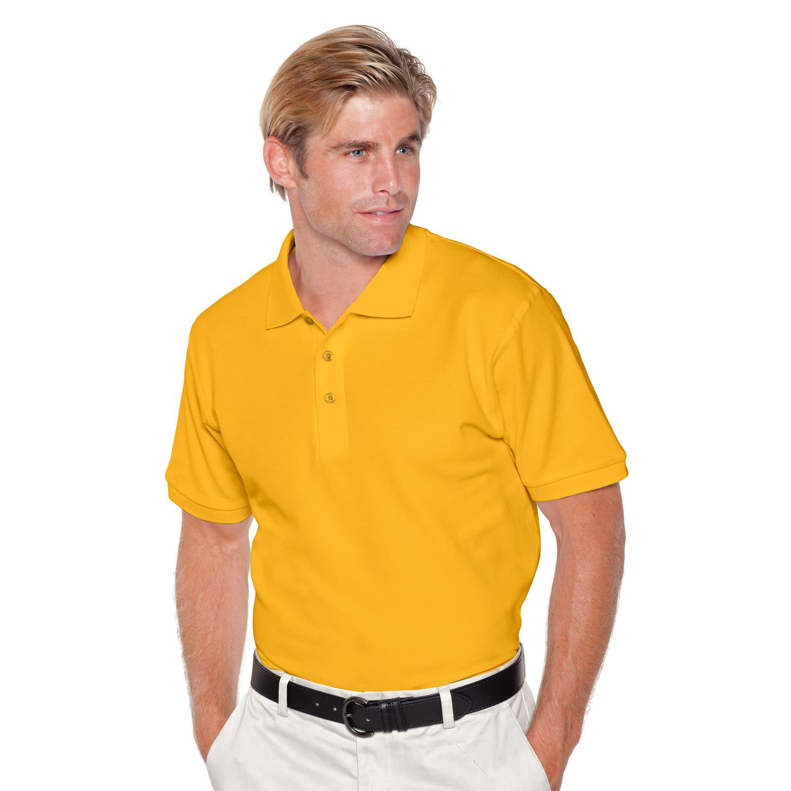Front View of 006 - Gold OTTO Men's Premium Sport Shirt