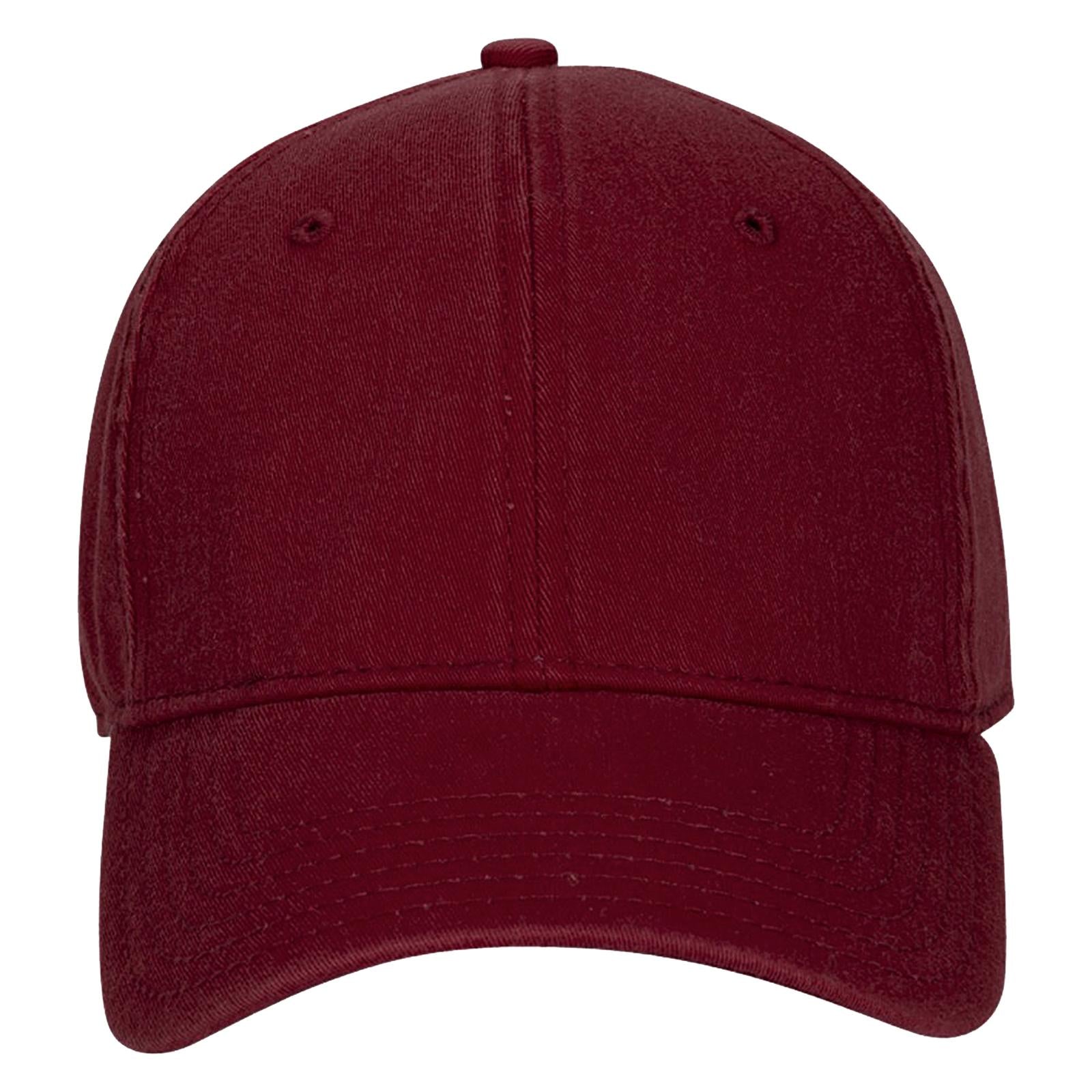 Right View of 010 - Maroon OTTO CAP "OTTO A-FLEX" Fitted 6 Panel Low Profile Baseball Cap
