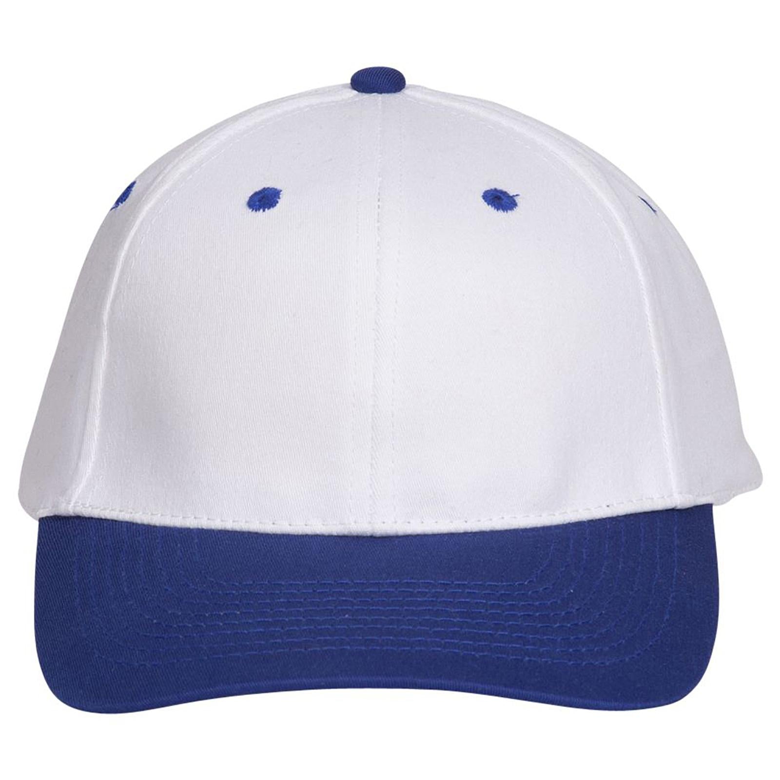 Right View of 0116 - Ryl/Wht OTTO CAP "OTTO FLEX" Fitted 6 Panel Low Profile Baseball Cap
