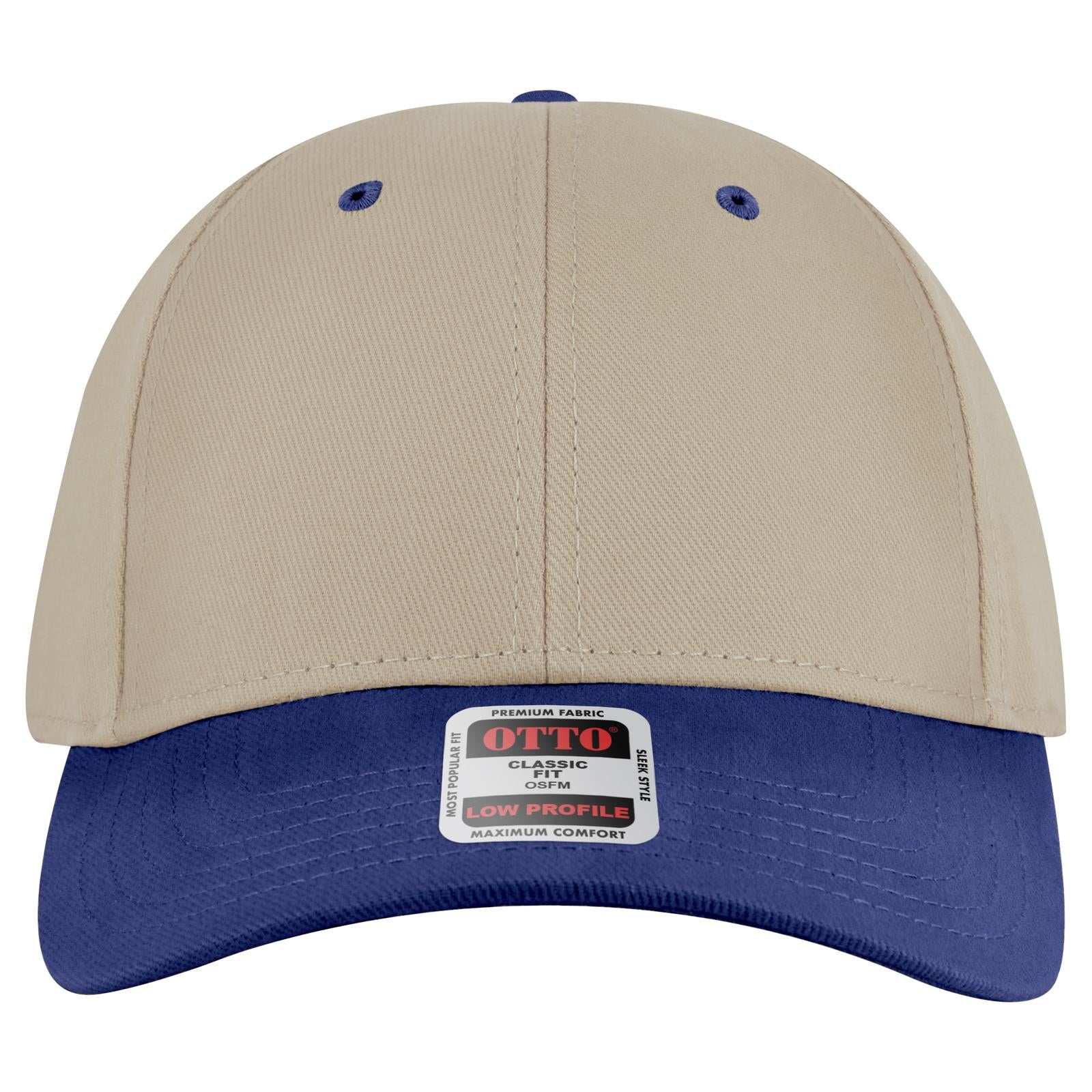 Right View of 0132 - Ryl/Kha OTTO CAP 6 Panel Low Profile Baseball Cap