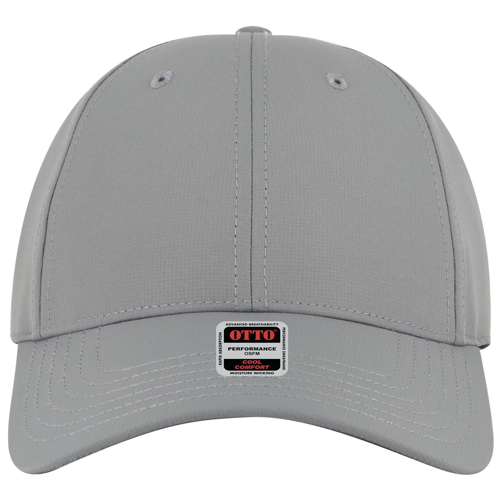 Right View of 014 - Gray OTTO CAP 6 Panel Low Profile Baseball Cap