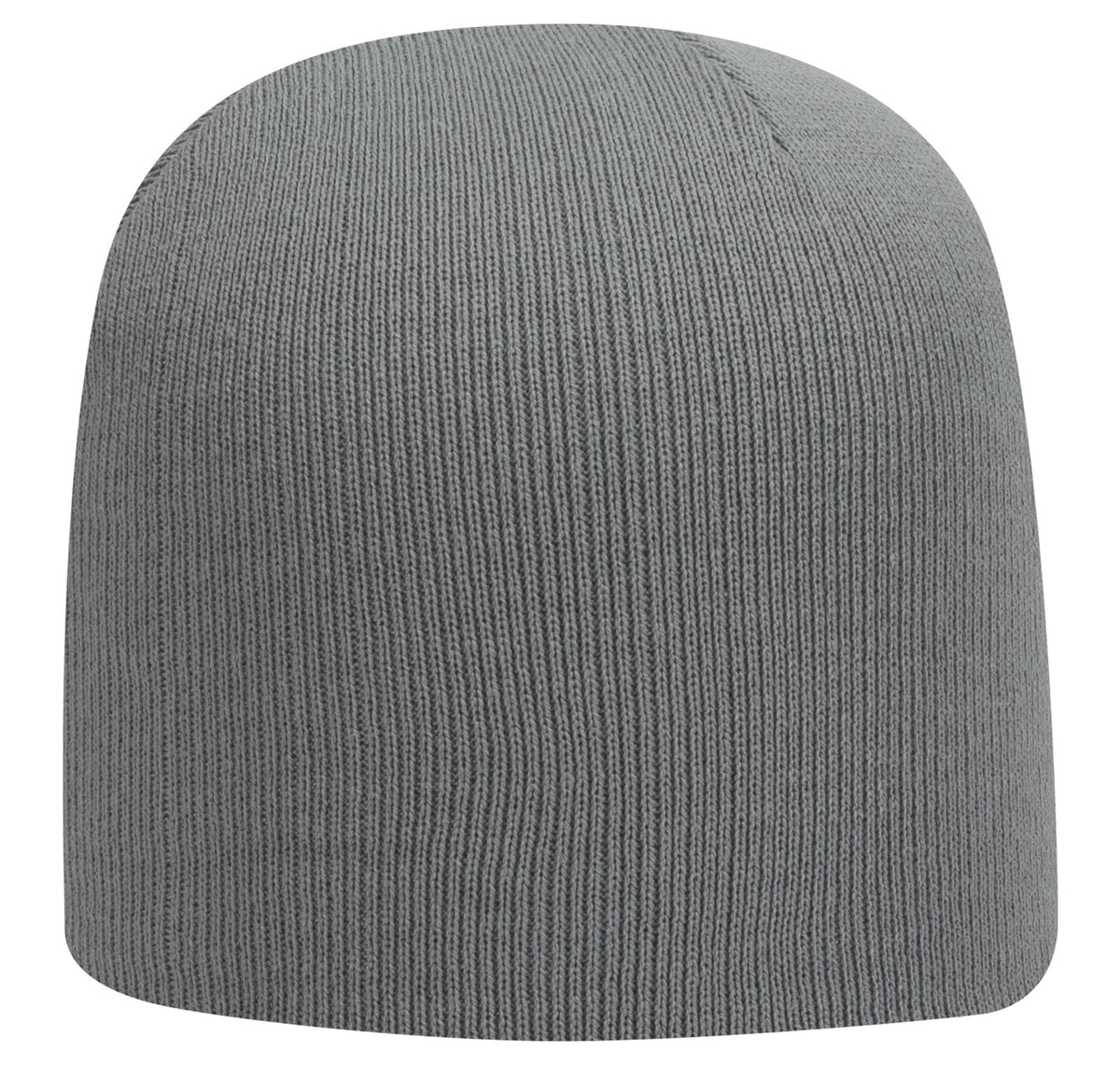 Front View of 014 - Gray OTTO CAP 9" Classic Knit Beanie