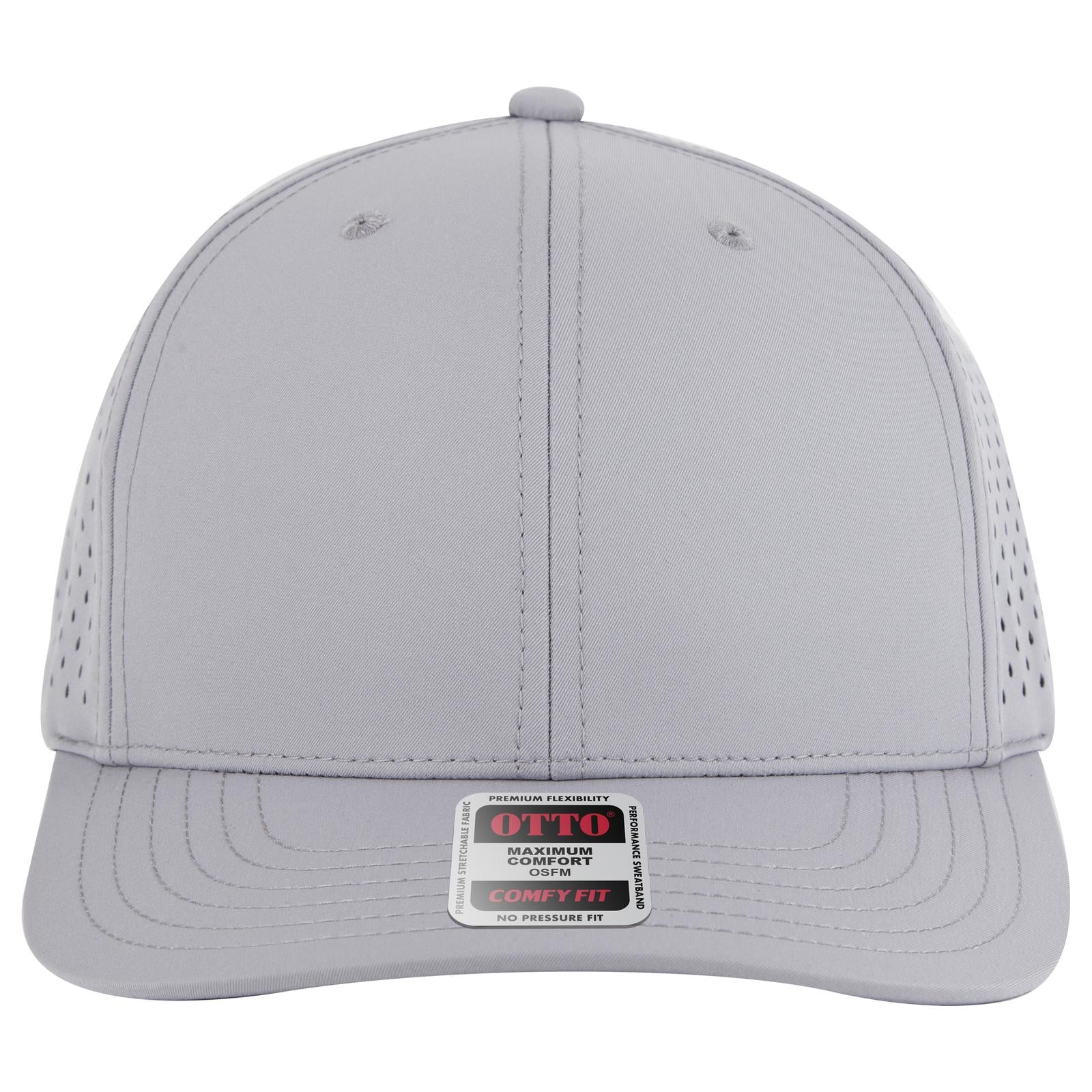 Right View of 014 - Gray OTTO CAP "OTTO COMFY FIT" 6 Panel Mid Profile Baseball Cap
