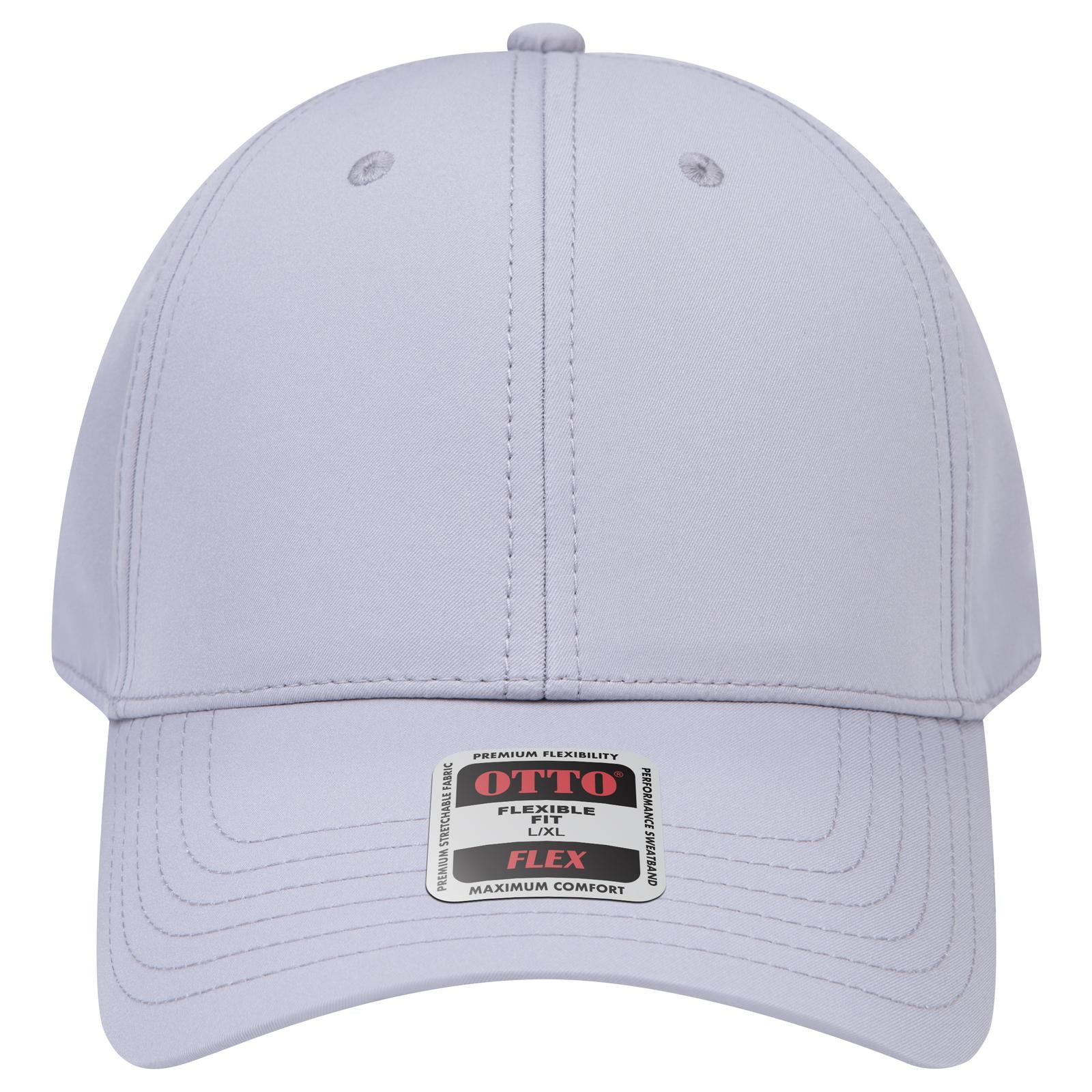 Right View of 014 - Gray OTTO CAP "OTTO FLEX" Fitted 6 Panel Low Profile Baseball Cap