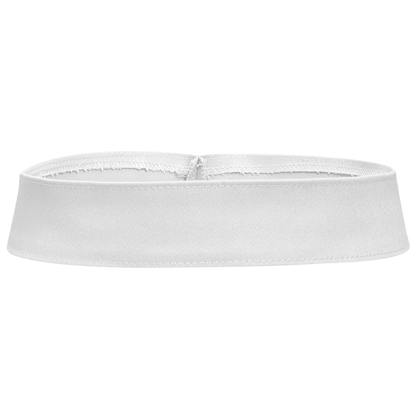 Front View of 016 - White OTTO CAP Hat Band