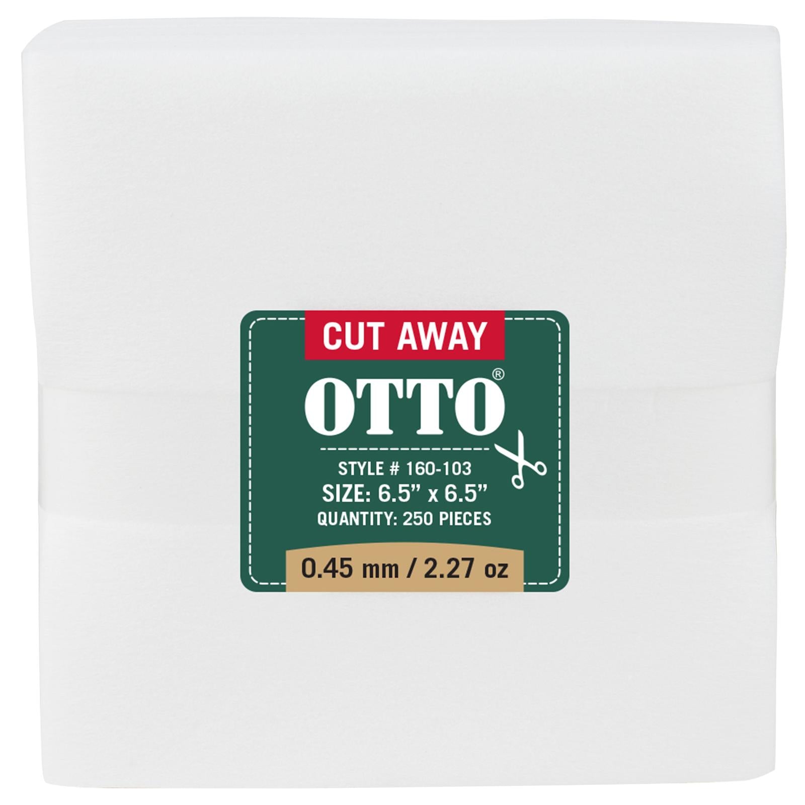 Front View of 016 - White OTTO Embroidery Stabilizer Backing Cut Away Sheets