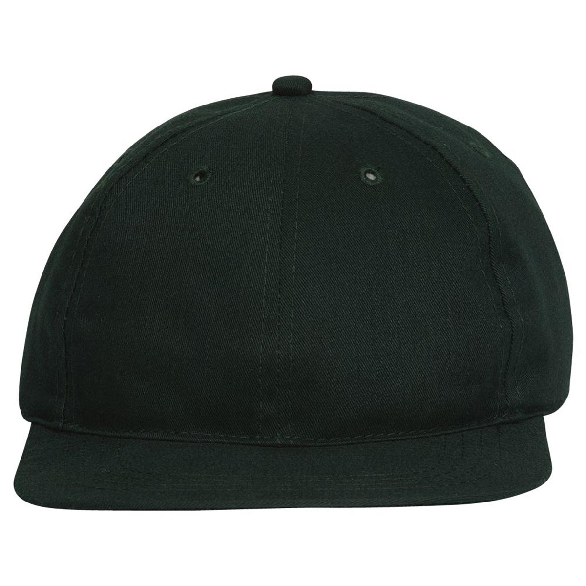 Front View of 017 - Dk. Green OTTO CAP 6 Panel Low Profile Baseball Cap