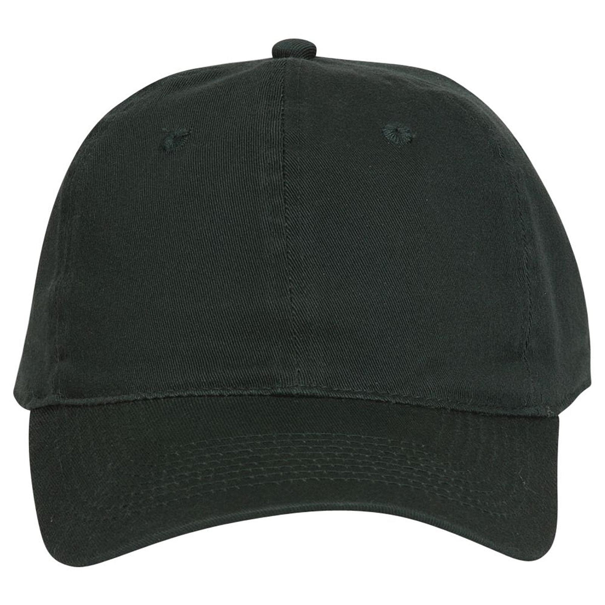 Front View of 017 - Dk. Green OTTO CAP "OTTO FLEX" Fitted 6 Panel Low Profile Dad Hat