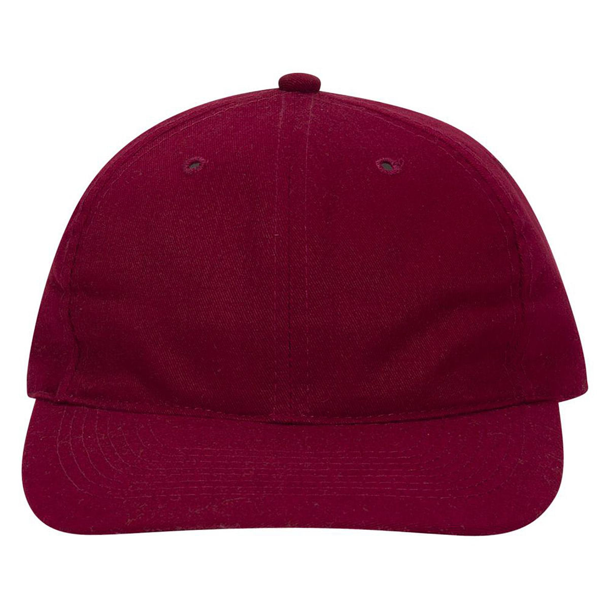 Front View of 019 - Burg. Marn OTTO CAP 6 Panel Low Profile Baseball Cap