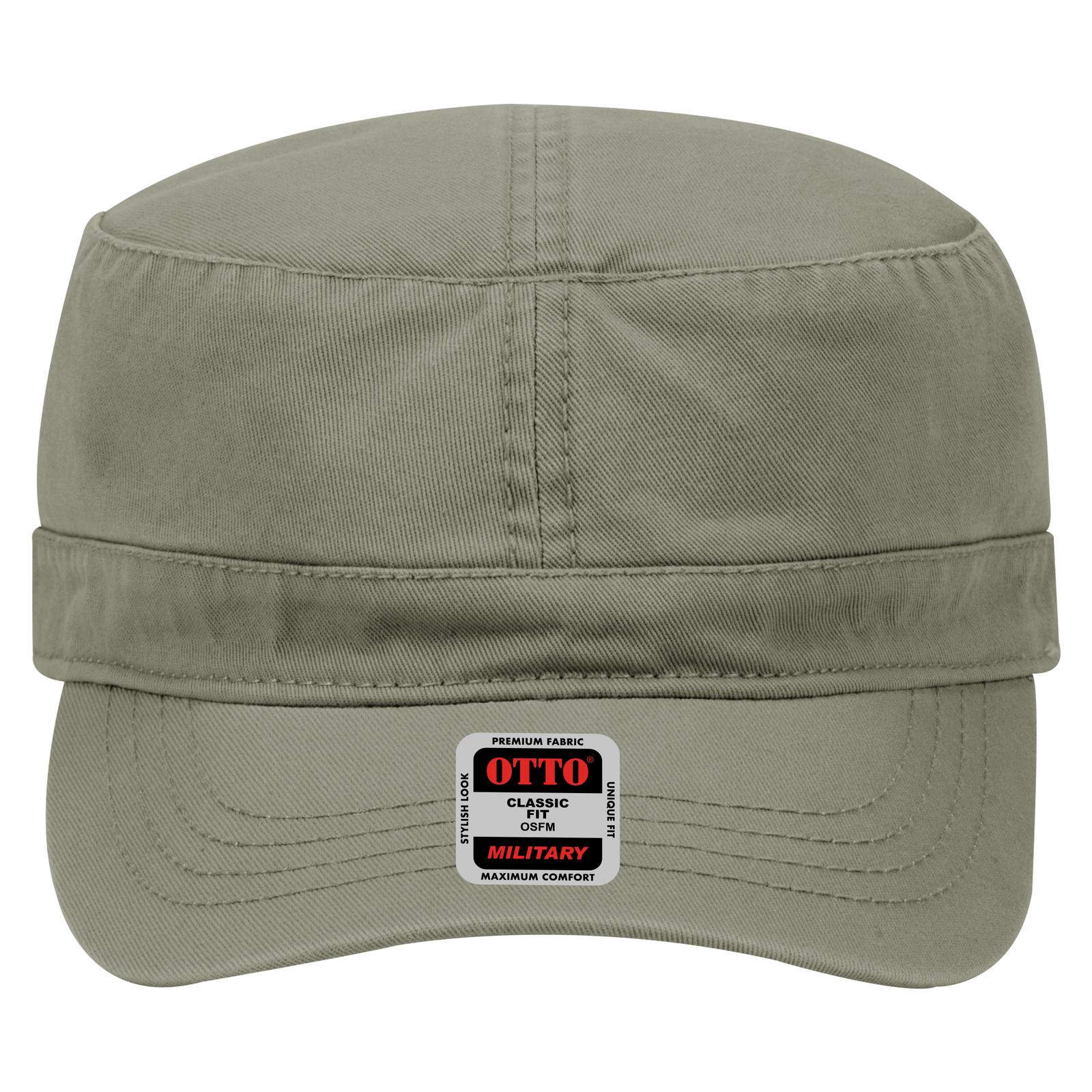 Right View of 021 - Ol. Green OTTO CAP Military Hat