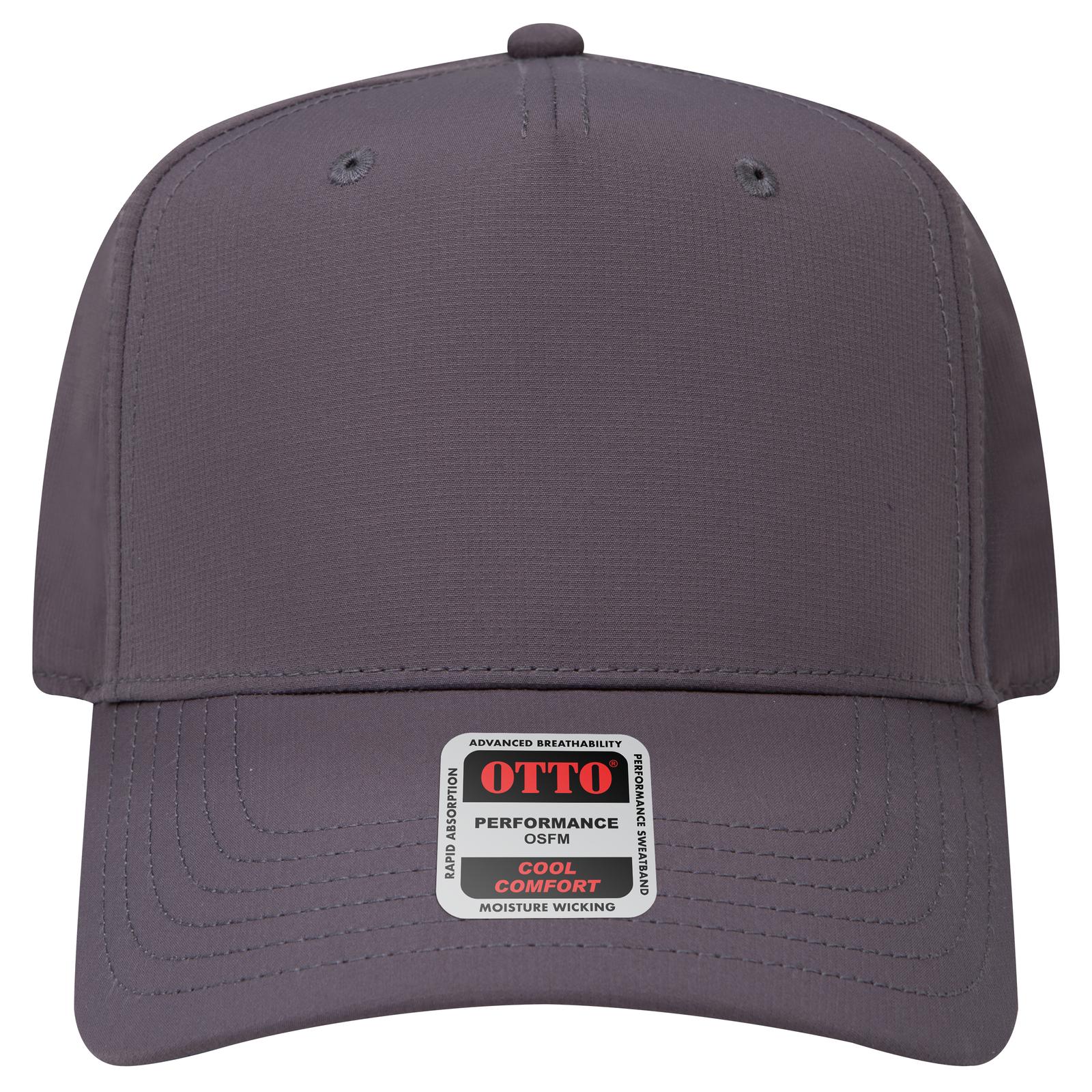Right View of 025 - Char. Gray OTTO CAP 5 Panel Mid Profile Baseball Cap