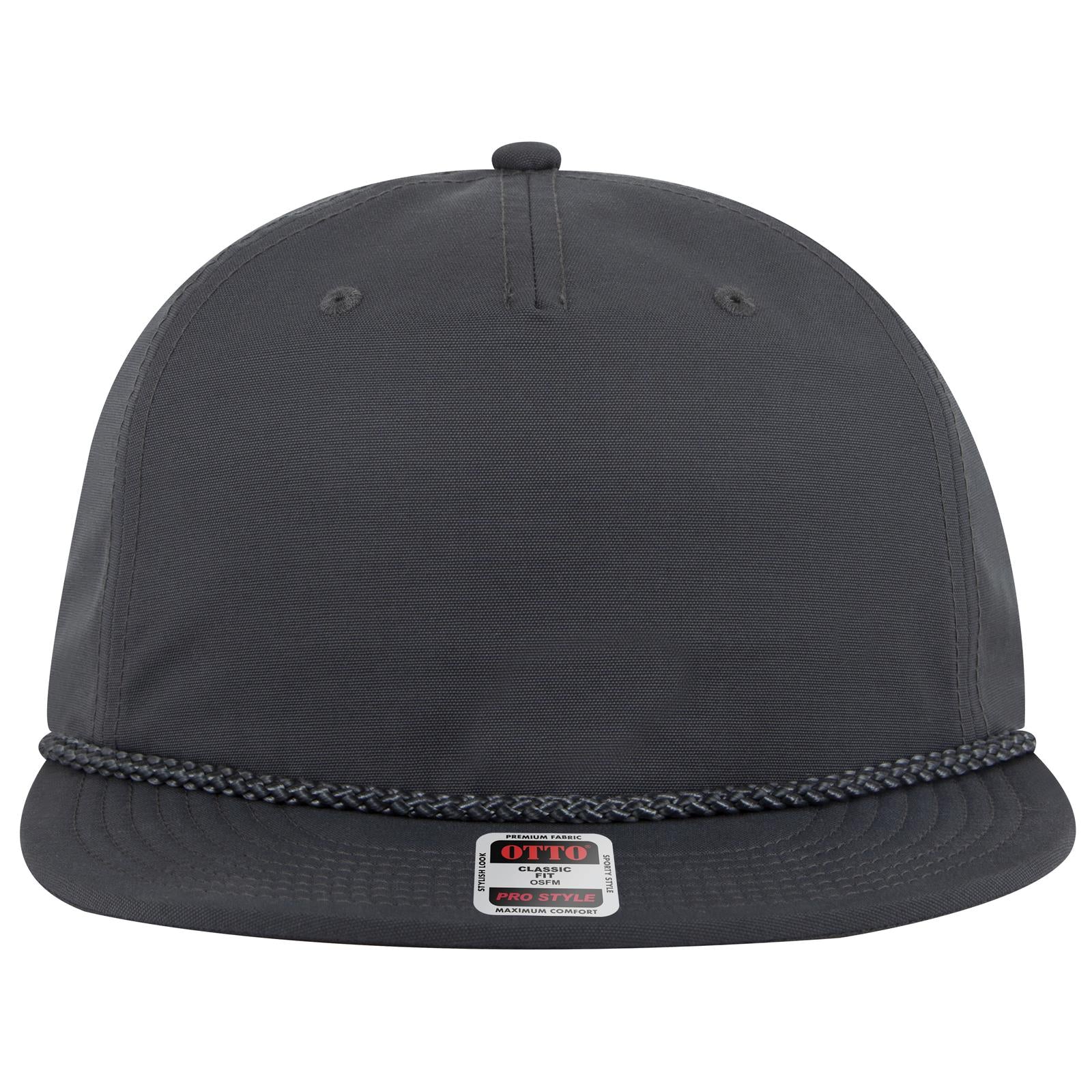 Right View of 025 - Char. Gray OTTO CAP 5 Panel Pro Style Baseball Cap