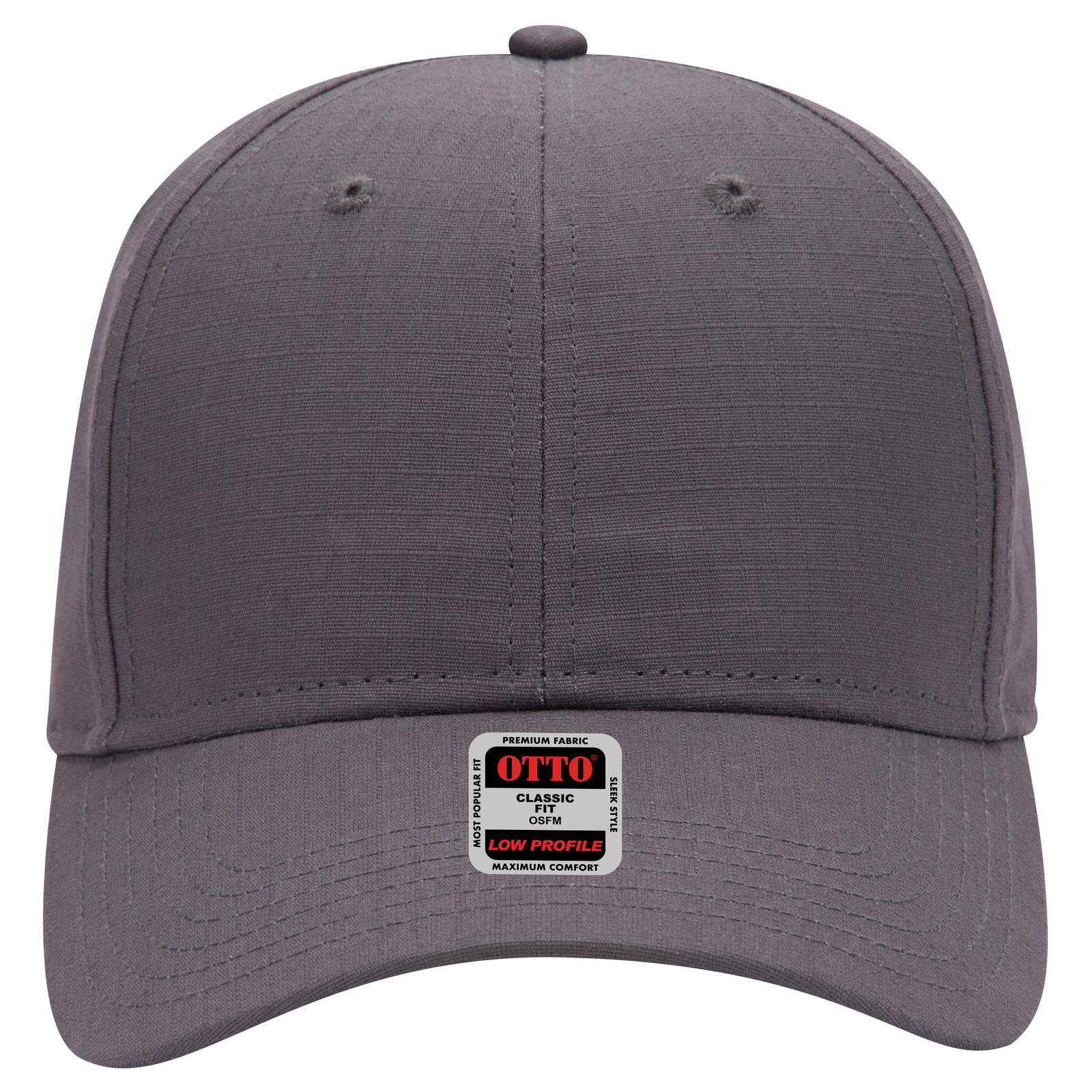 Right View of 025 - Char. Gray OTTO CAP 6 Panel Low Profile Baseball Cap