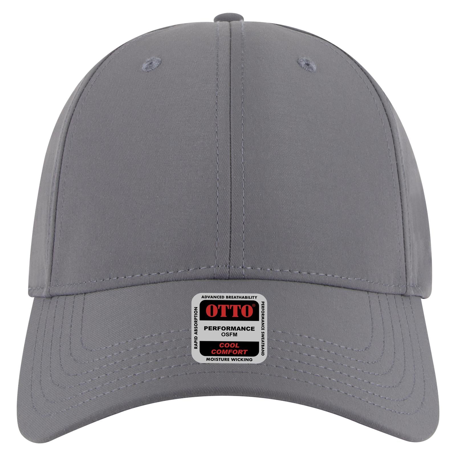 Right View of 025 - Char. Gray OTTO CAP 6 Panel Low Profile Baseball Cap