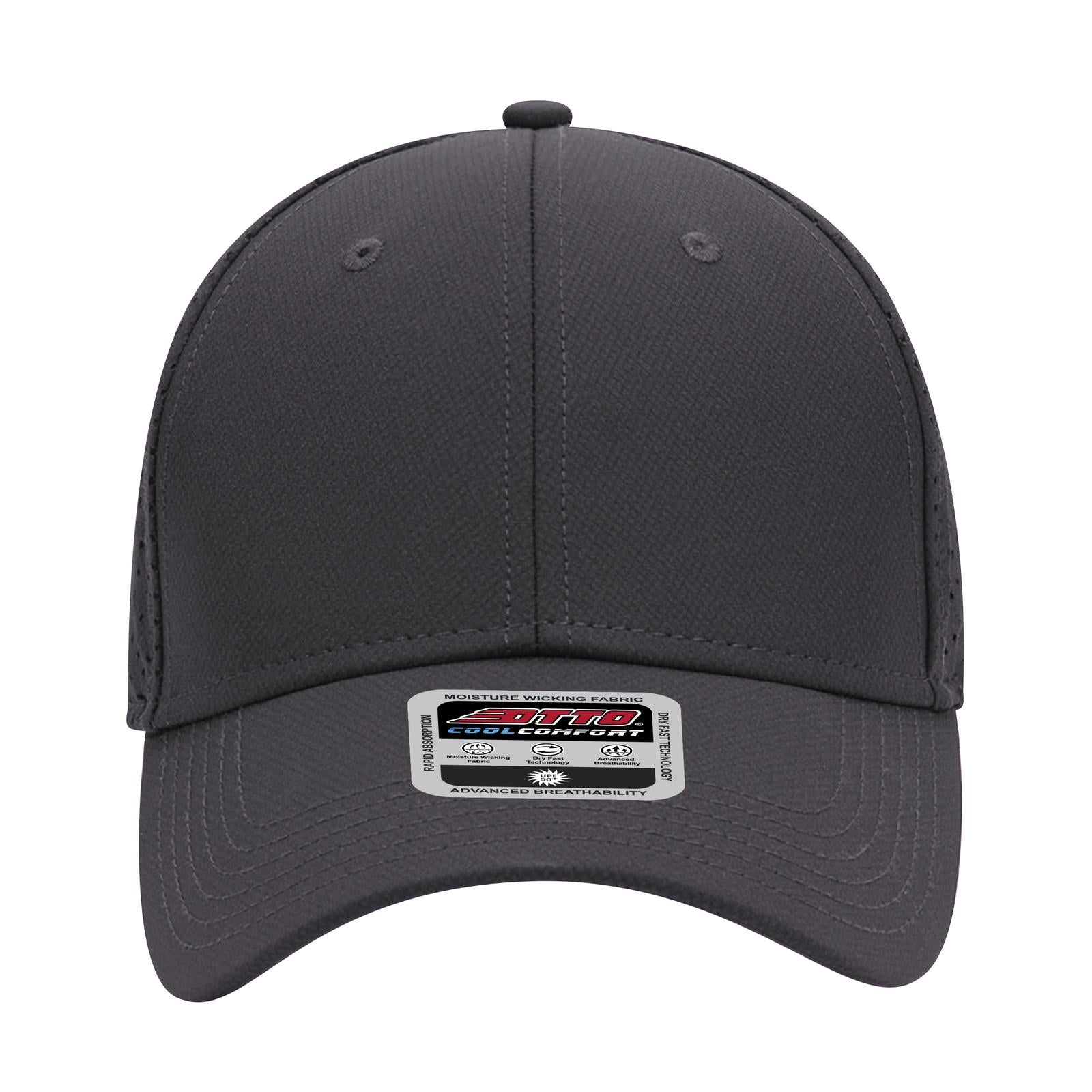 Right View of 025 - Char. Gray OTTO CAP 6 Panel Low Profile Baseball Cap
