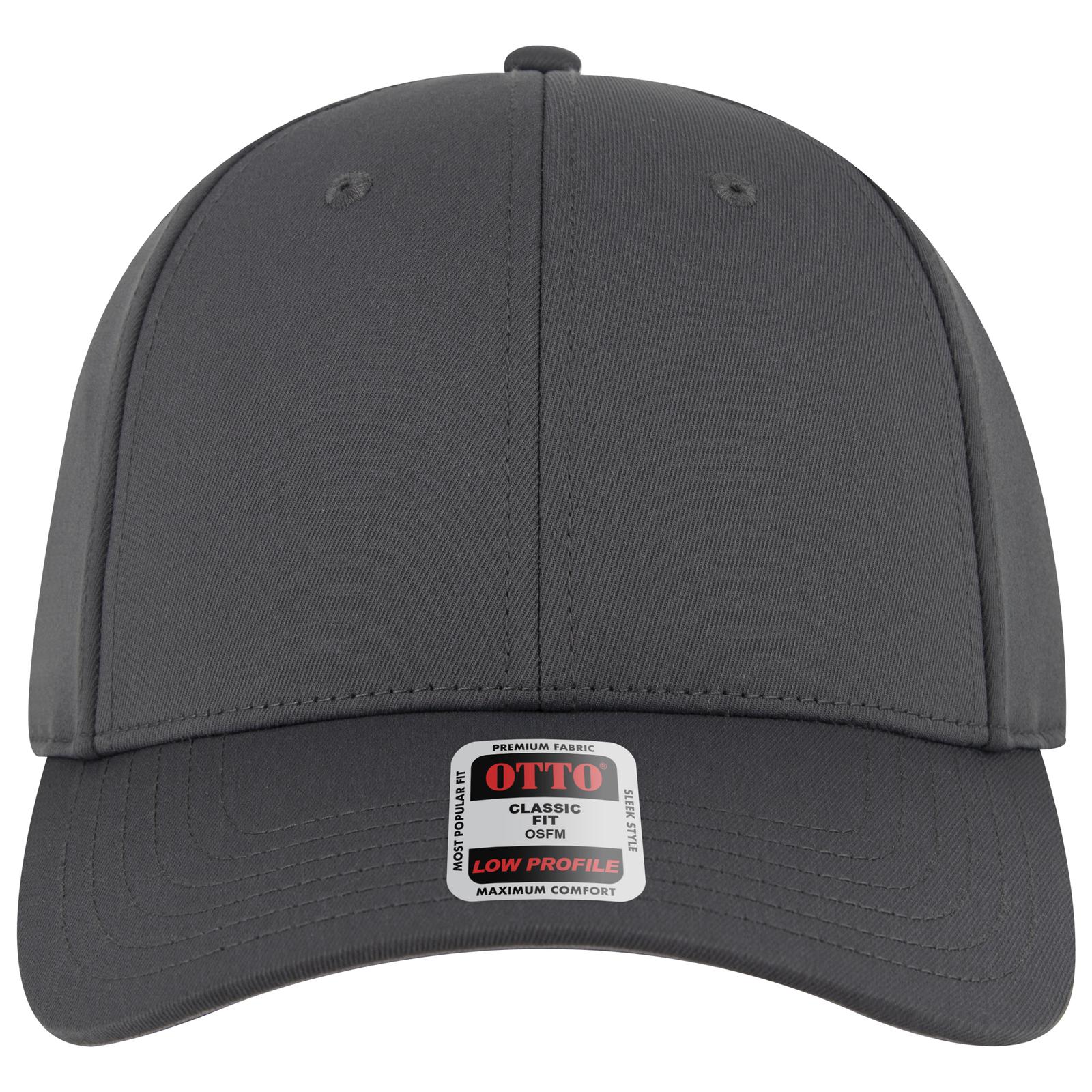 Right View of 025 - Char. Gray OTTO CAP 6 Panel Low Profile Baseball Cap