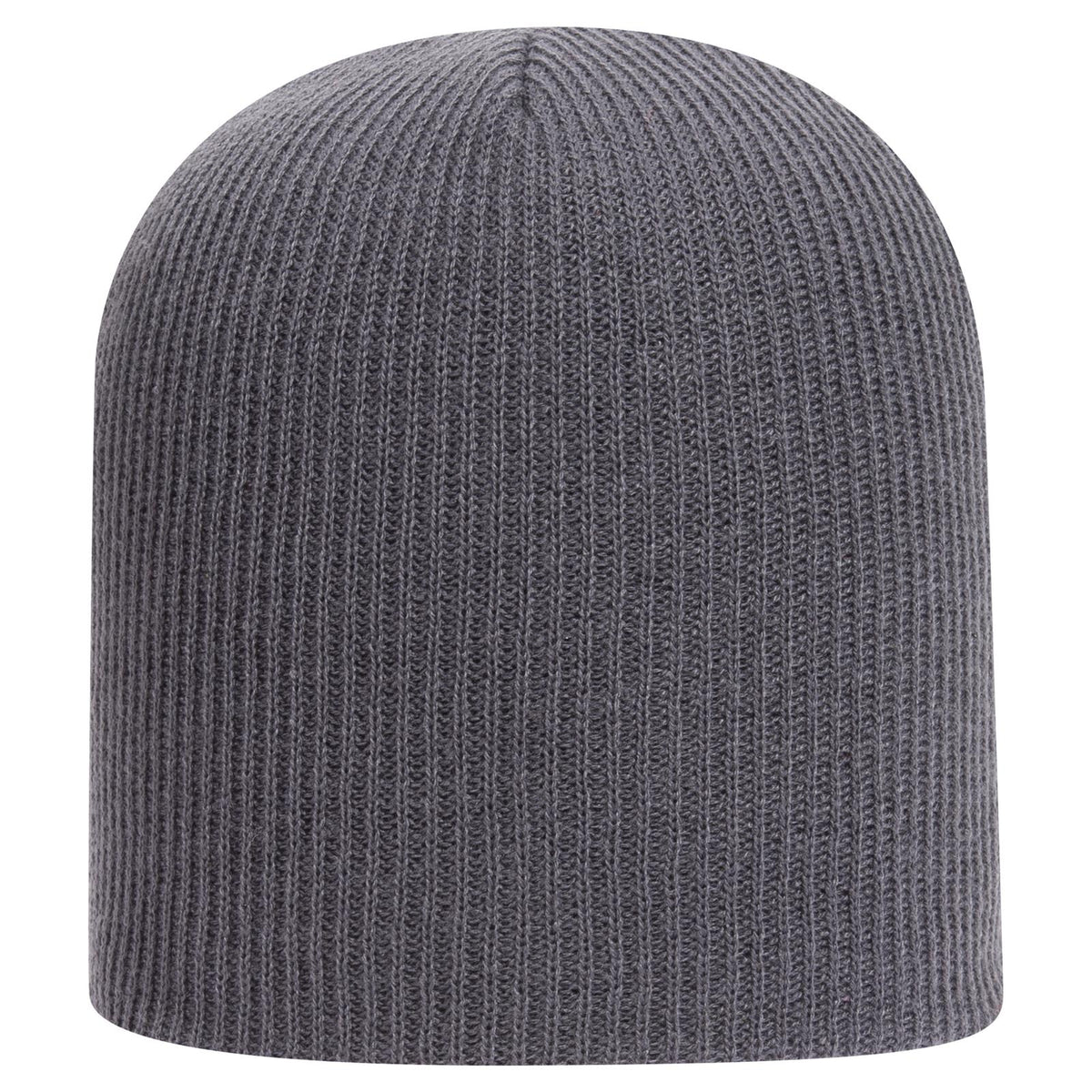 Front View of 025 - Char. Gray OTTO CAP 9 1/2" Premium Rib Knit Beanie