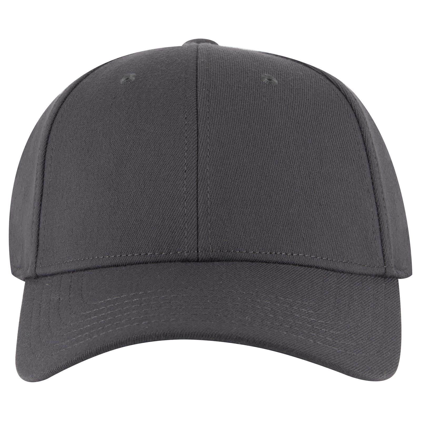 Right View of 025 - Char. Gray OTTO CAP "OTTO FLEX" Fitted 6 Panel Low Profile Baseball Cap