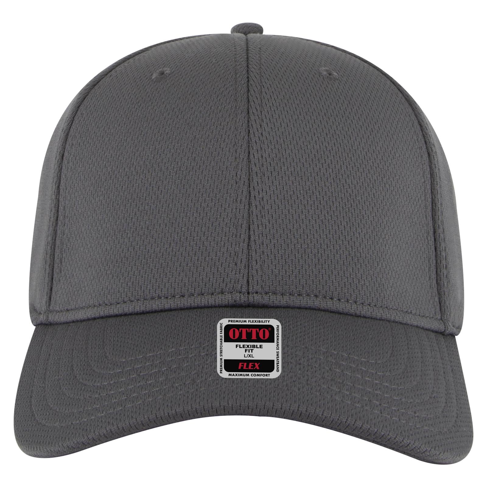 Right View of 025 - Char. Gray OTTO CAP "OTTO FLEX" Fitted 6 Panel Low Profile Baseball Cap