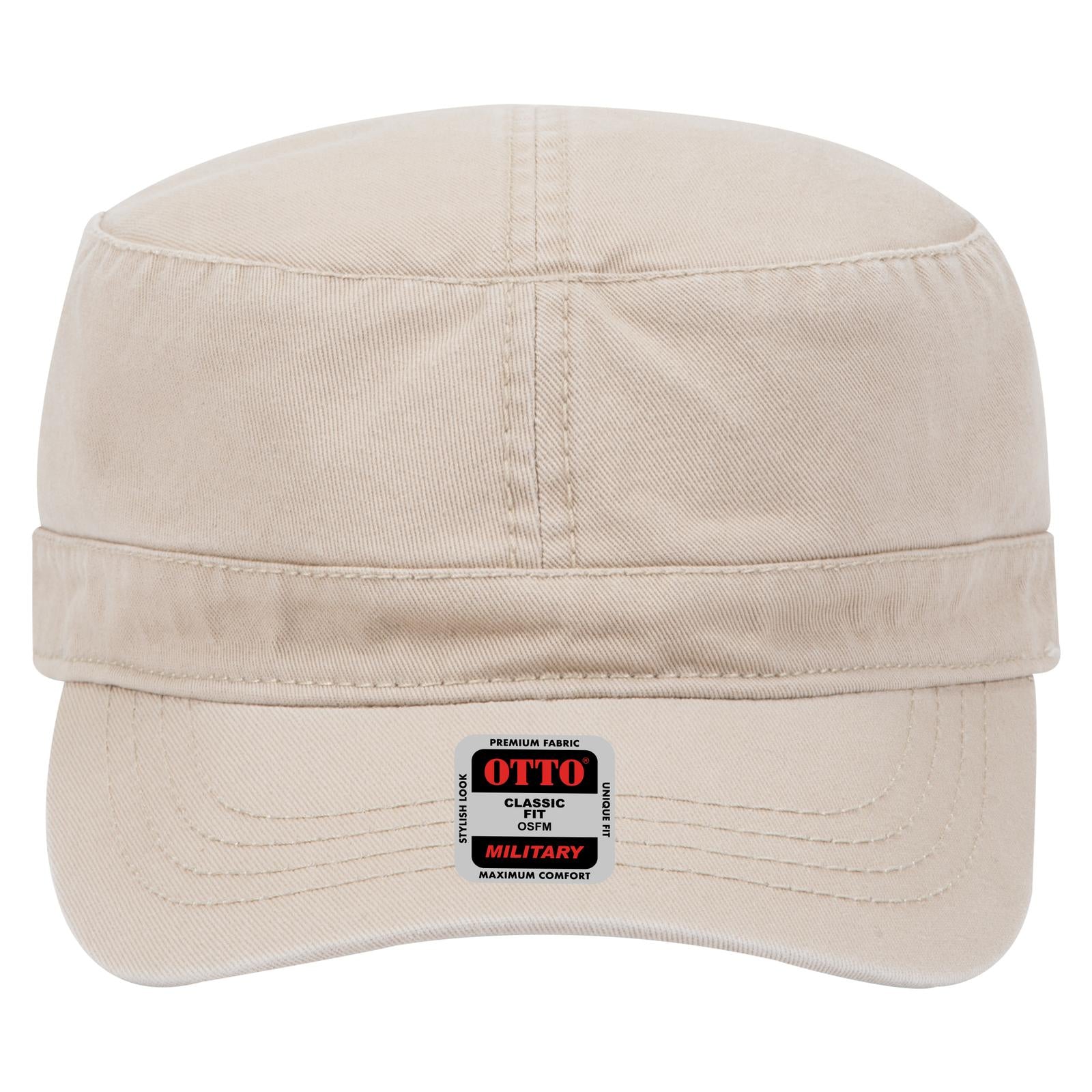 Right View of 032 - Khaki OTTO CAP Military Hat