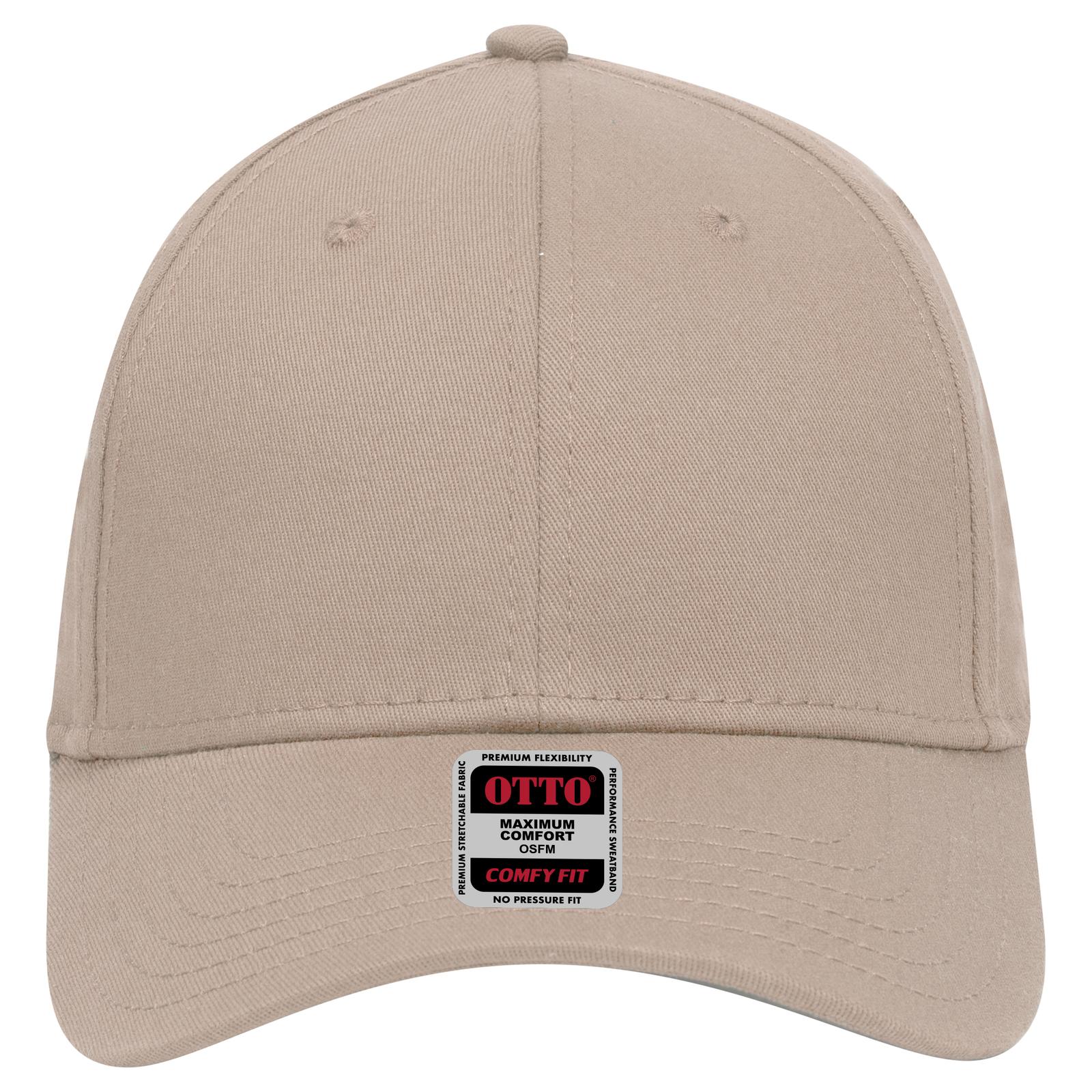 Right View of 032 - Khaki OTTO CAP "OTTO COMFY FIT" 6 Panel Low Profile Baseball Cap