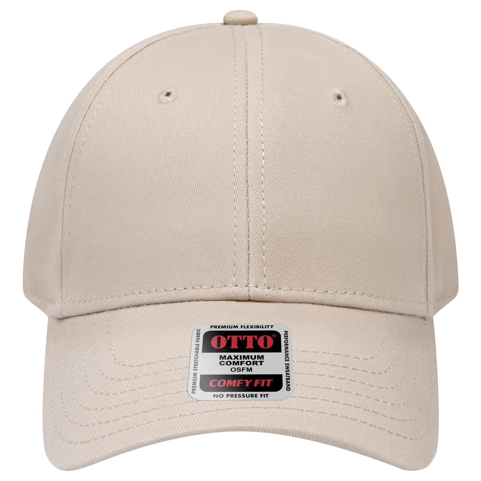 Right View of 032 - Khaki OTTO CAP "OTTO COMFY FIT" 6 Panel Low Profile Baseball Cap