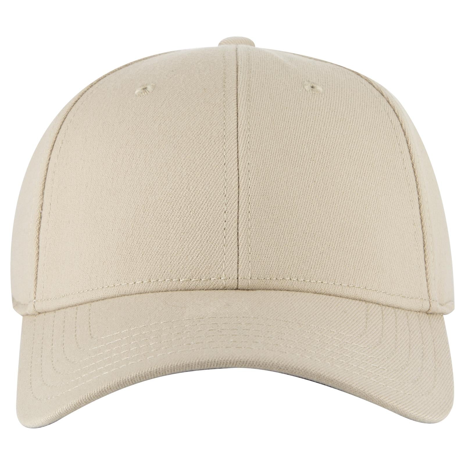 Right View of 032 - Khaki OTTO CAP "OTTO FLEX" Fitted 6 Panel Low Profile Baseball Cap