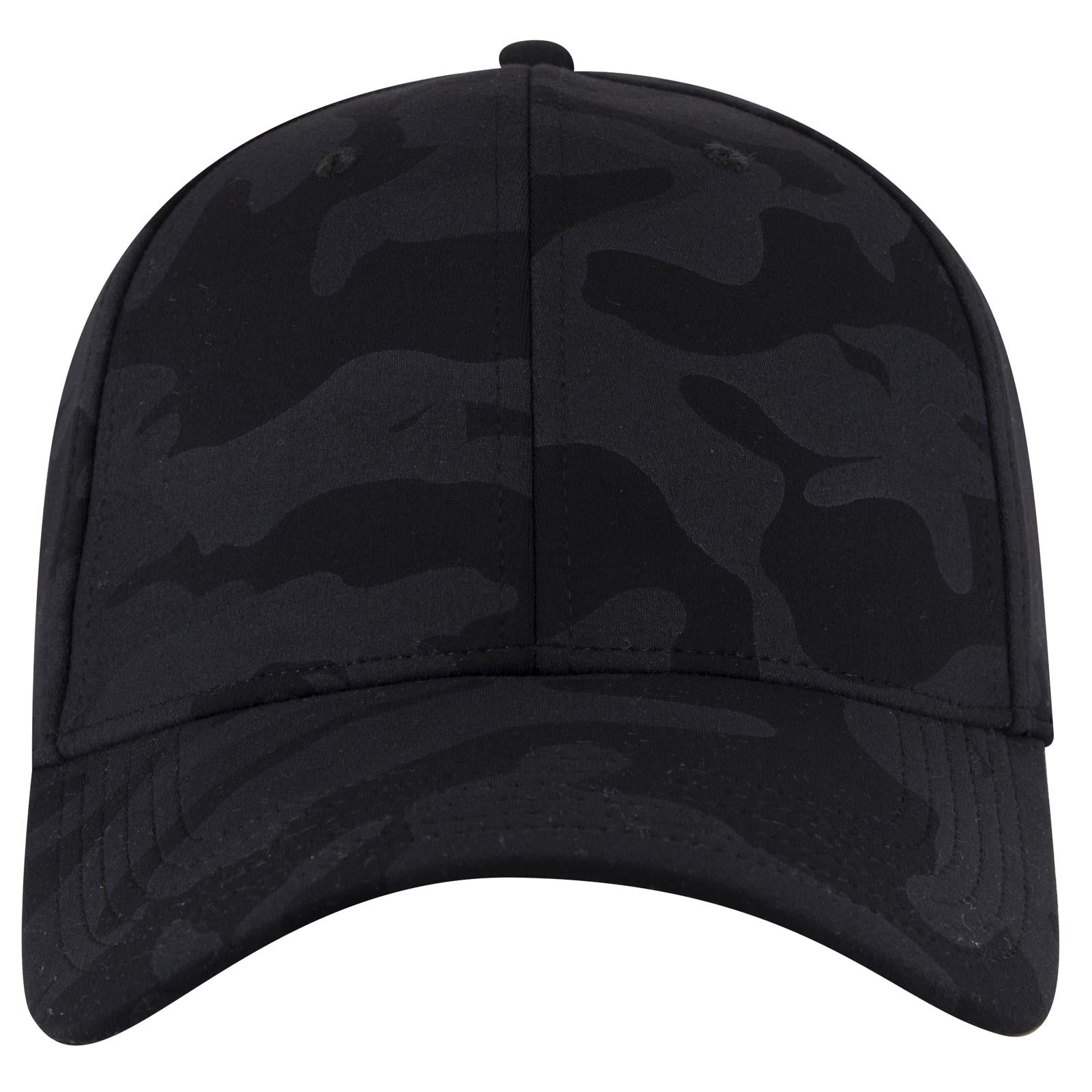 Right View of 0325 - Blk/Ch.Gry OTTO CAP "OTTO FLEX" Fitted 6 Panel Low Profile Baseball Cap