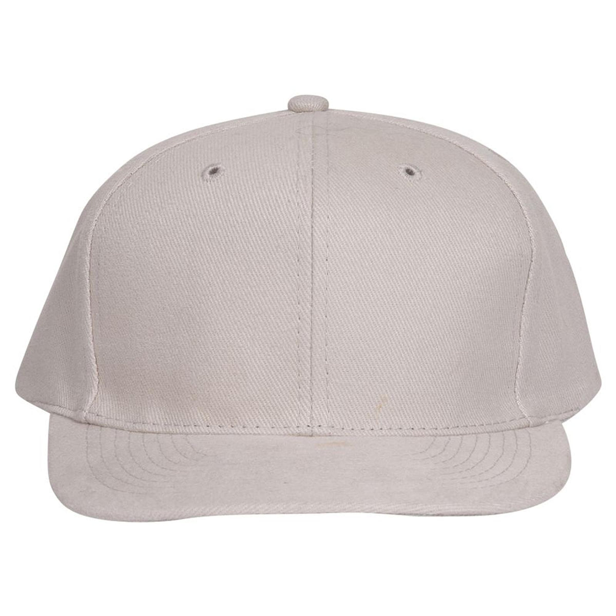 Front View of 035 - Stone Gray OTTO CAP 6 Panel Mid Profile Baseball Cap