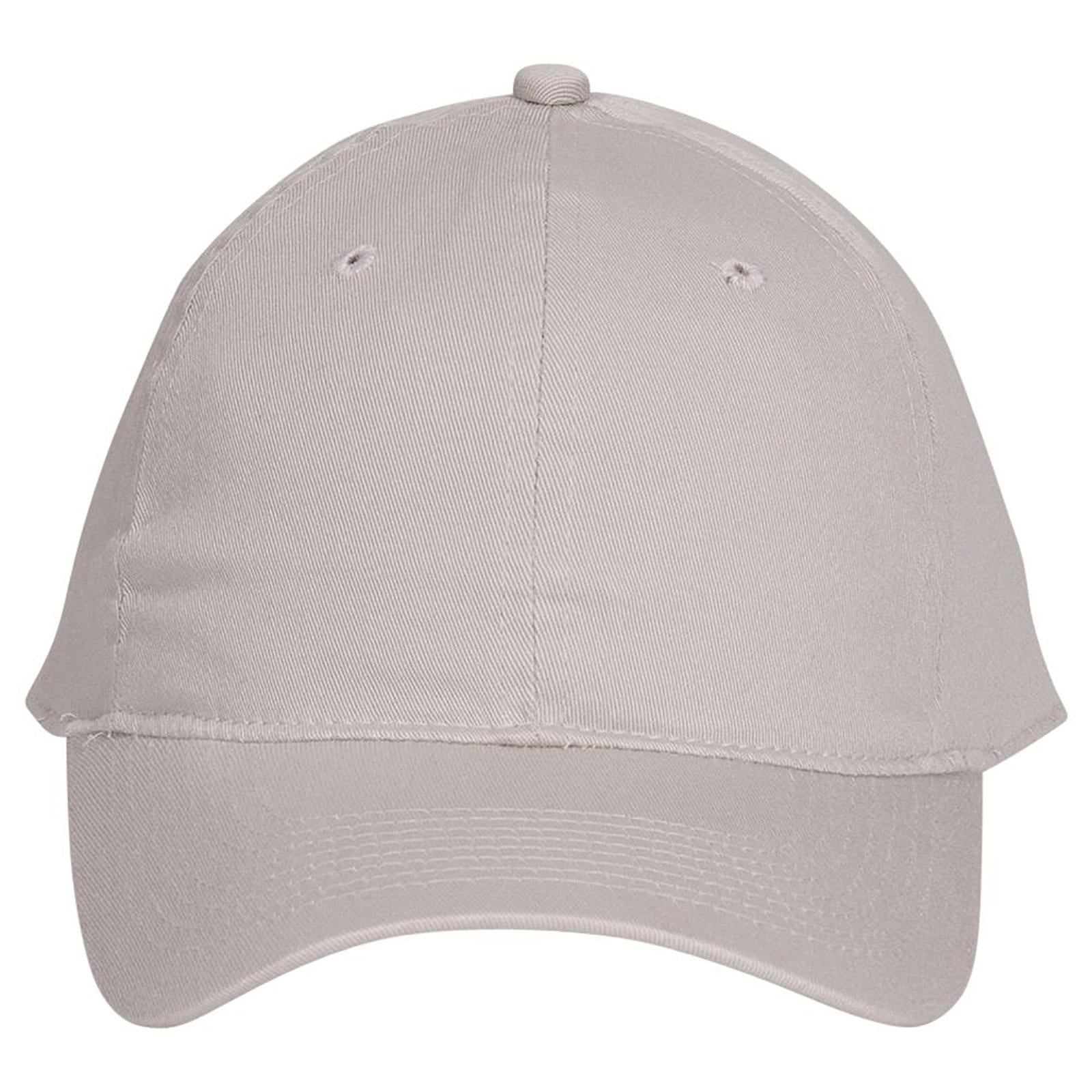 Right View of 035 - Stone Gray OTTO CAP "OTTO FLEX" Fitted 6 Panel Low Profile Dad Hat